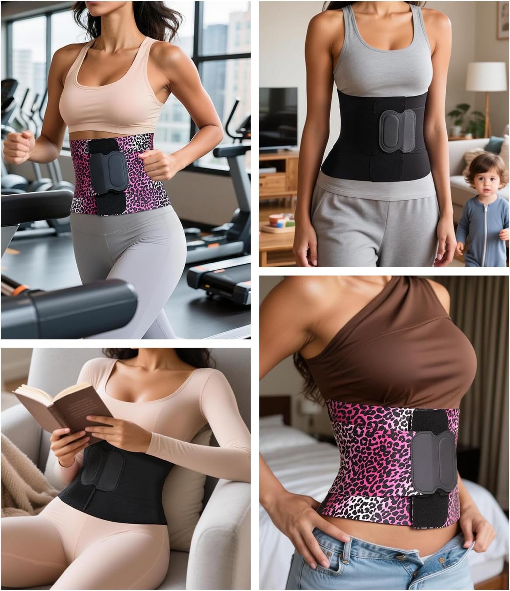 Triple Wrap Waist Trainer with Tummy Control for Workouts & Daily Wear
