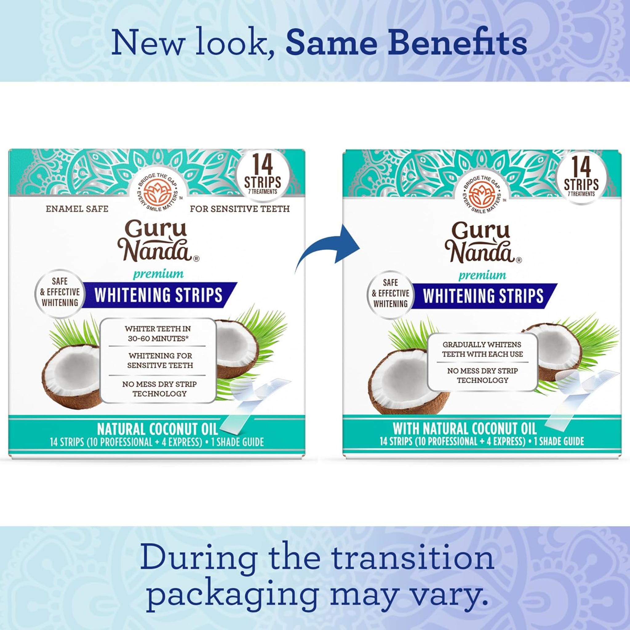 7-Day Teeth Whitening Strips with Non-Slip Dry Technology