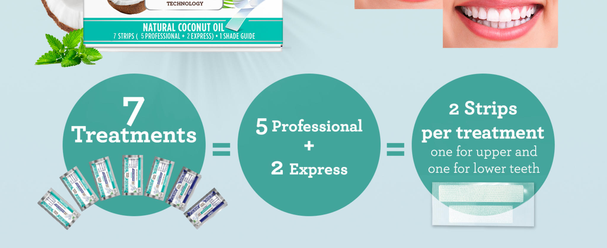 7-Day Teeth Whitening Strips with Non-Slip Dry Technology image 8