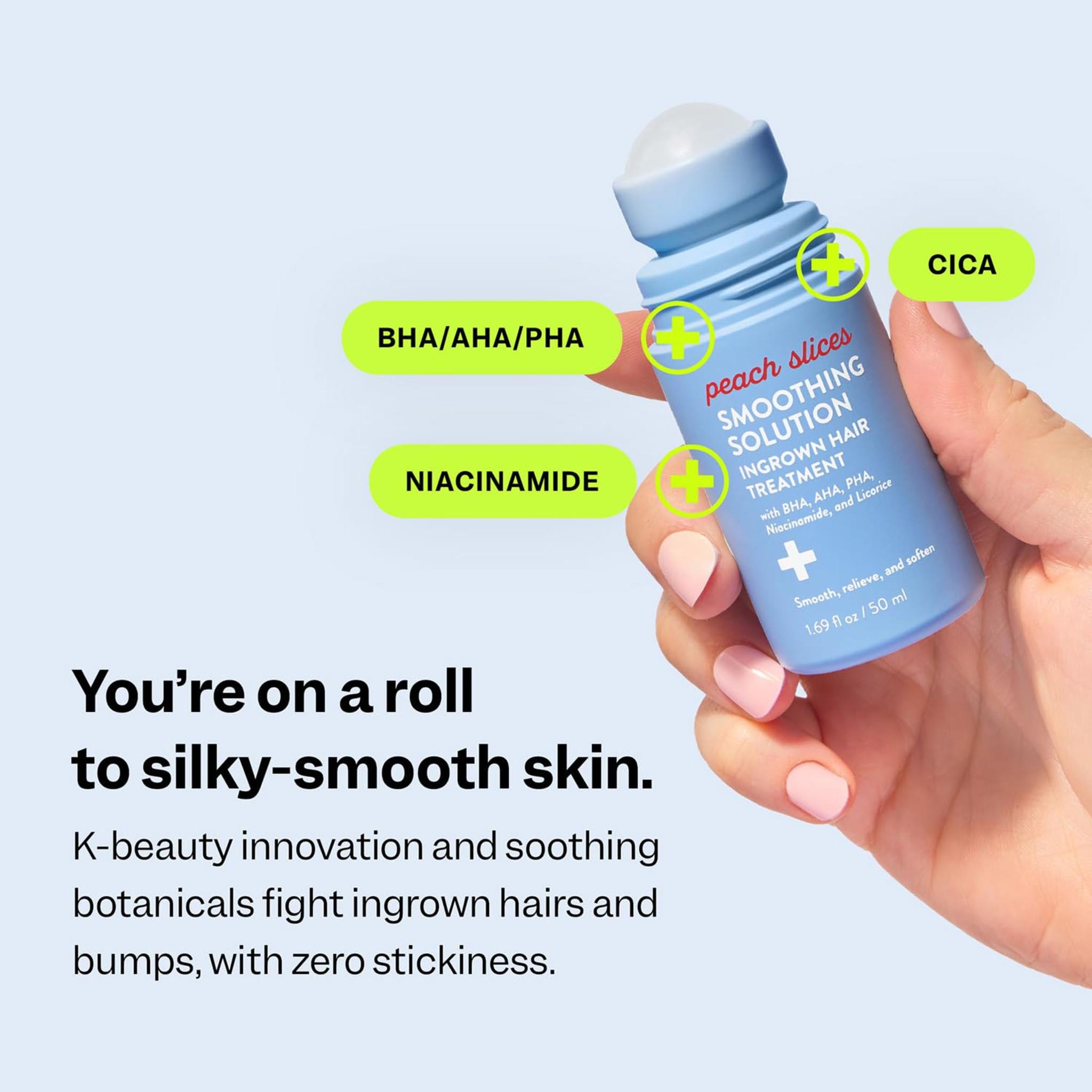 Ingrown Hair Treatment Roller with BHA, AHA & Niacinamide