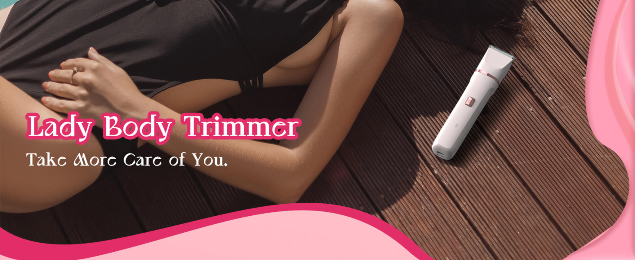 Painless Electric Bikini Trimmer for Women - Waterproof Cordless Shaver image 8