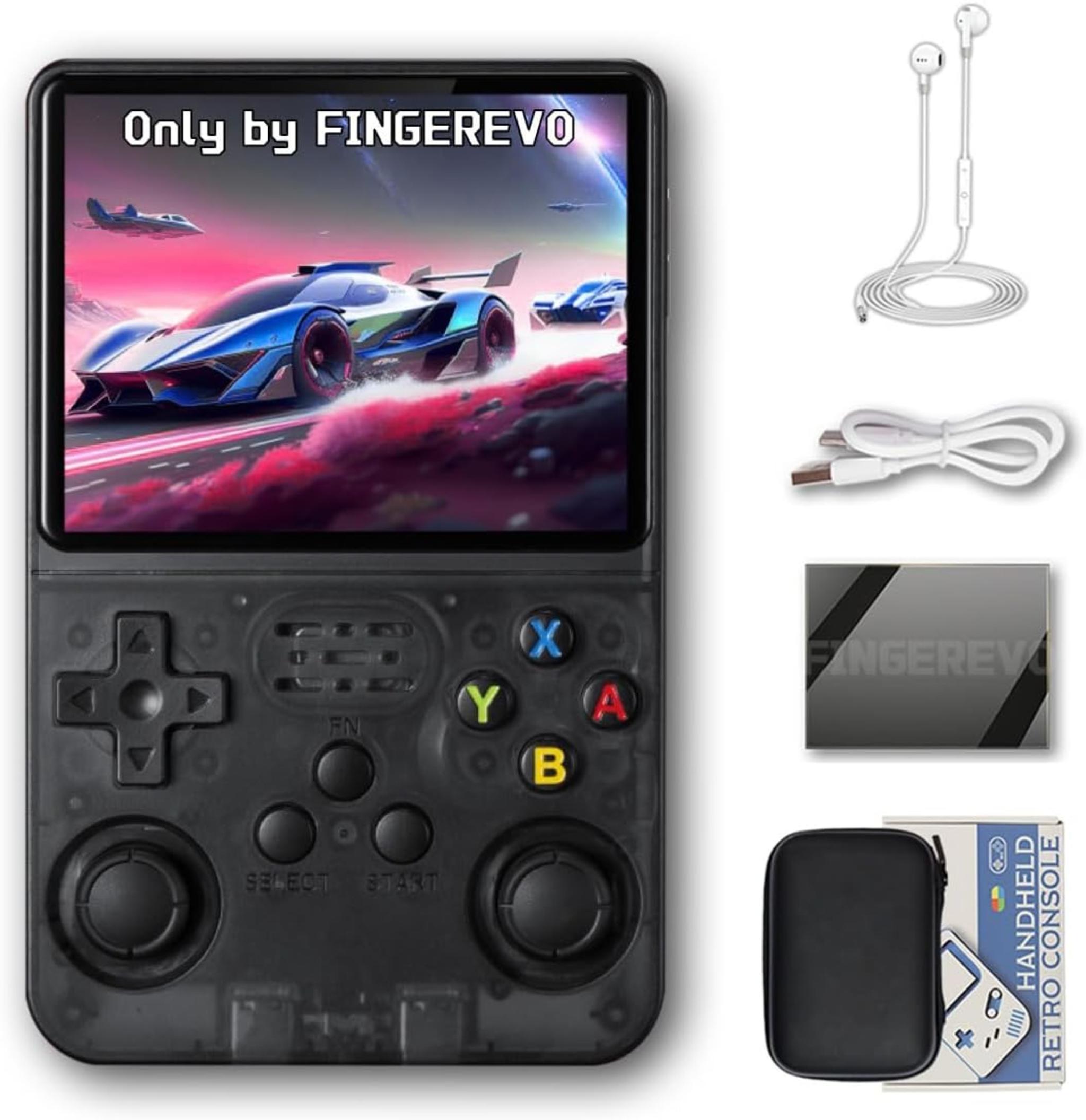 Handheld Game Console with 3.5-inch IPS Screen, 3200mAh Battery, Open Source System