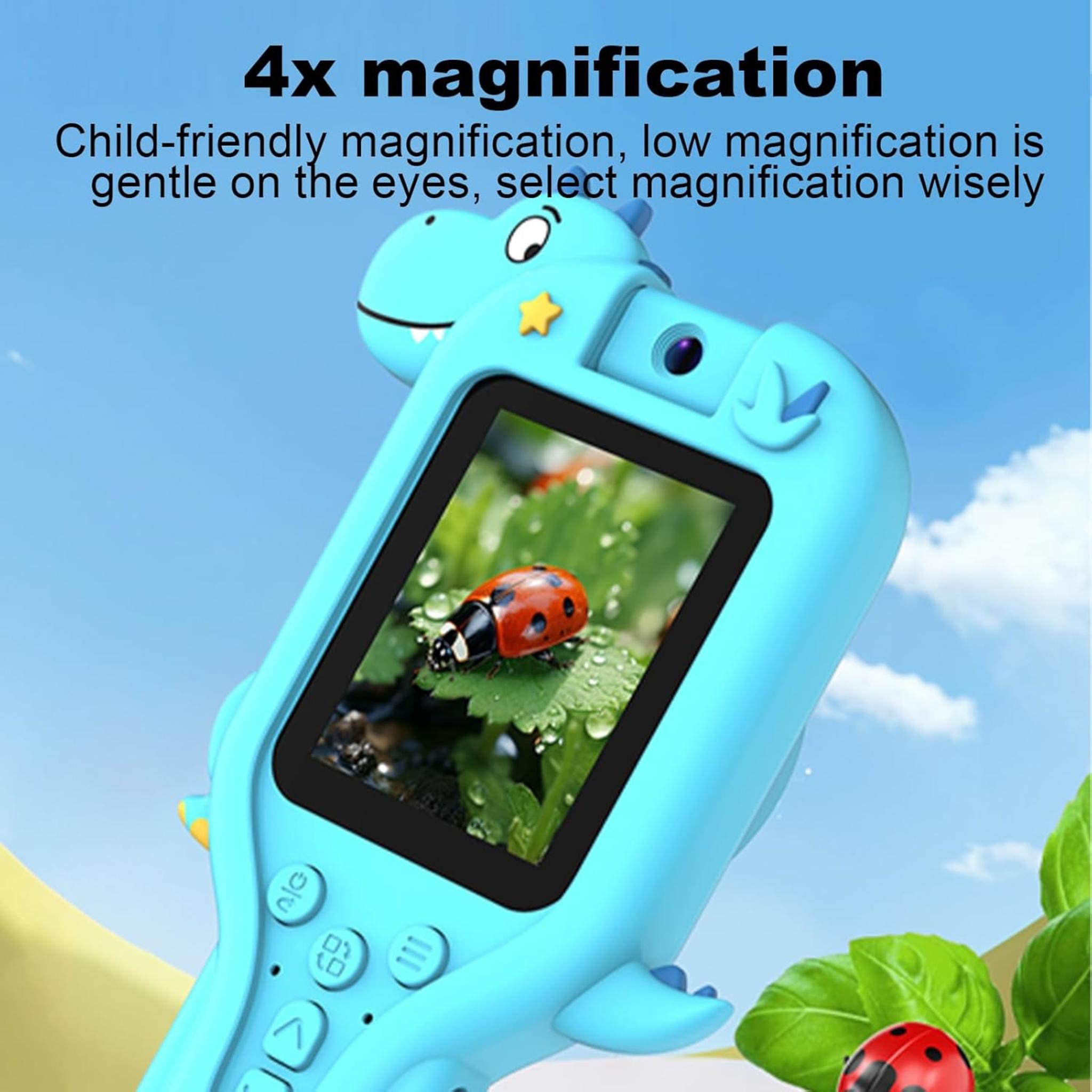 500x Kids Microscope with HD Screen, Photo & Video for Science Exploration