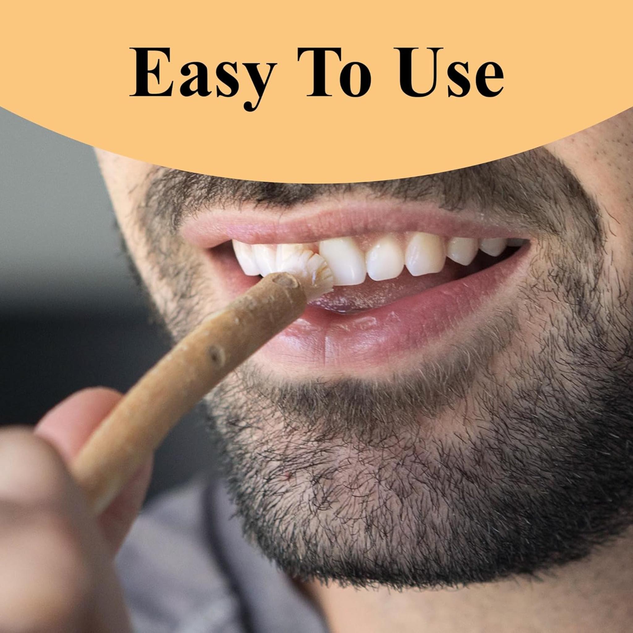Natural Toothbrush Sticks (10-Pack) - Soft Bristles & Eco-Friendly