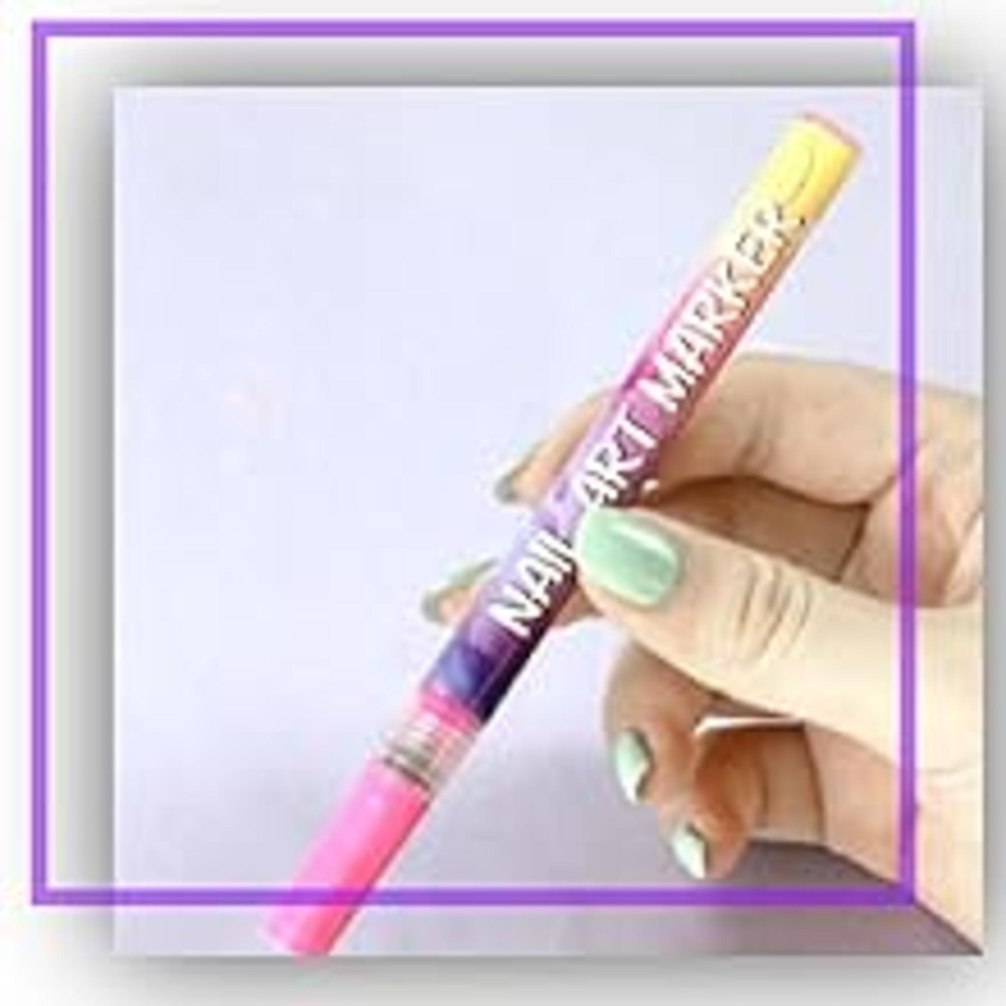 12 Colors Nail Art Pens Set with 0.5mm Fine Tip image 10