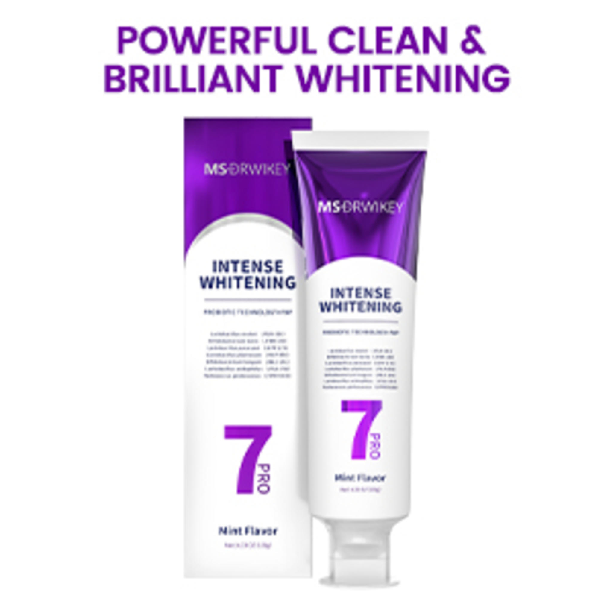 7 Probiotics Deep Whitening Toothpaste with Purple Beads - Fluoride-Free & Enamel-Safe image 10