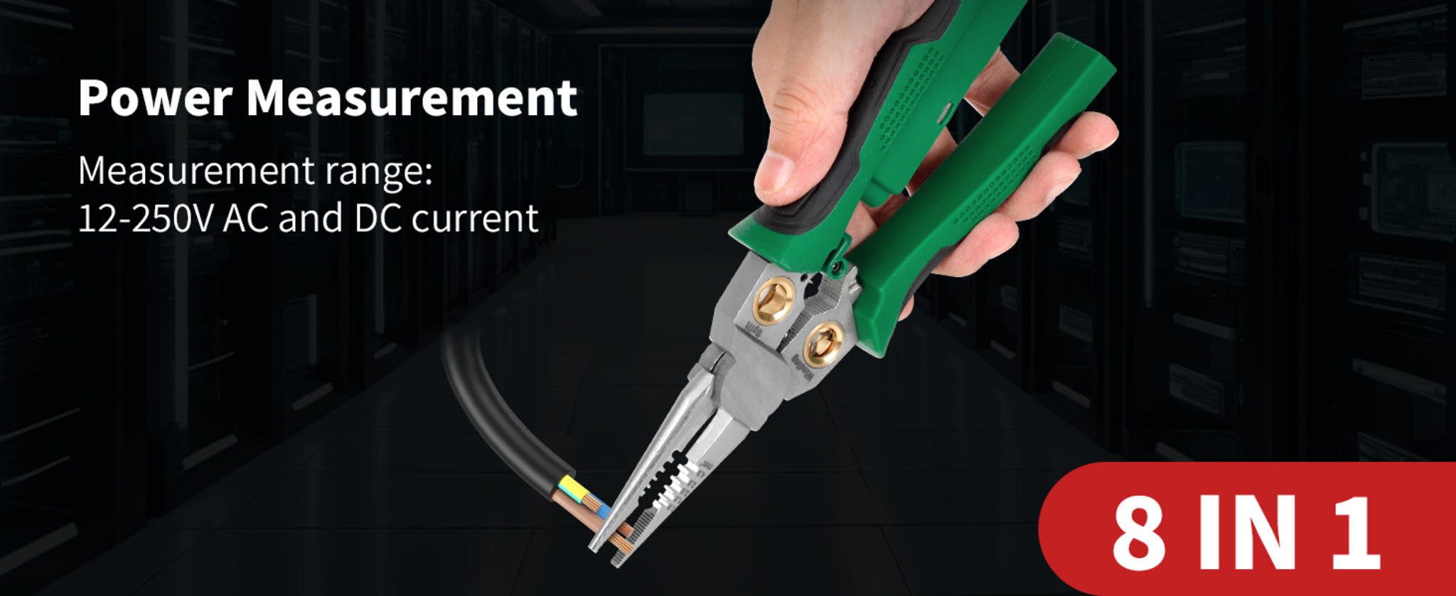 8-in-1 Wire Crimper Stripper with Voltage Detector image 18