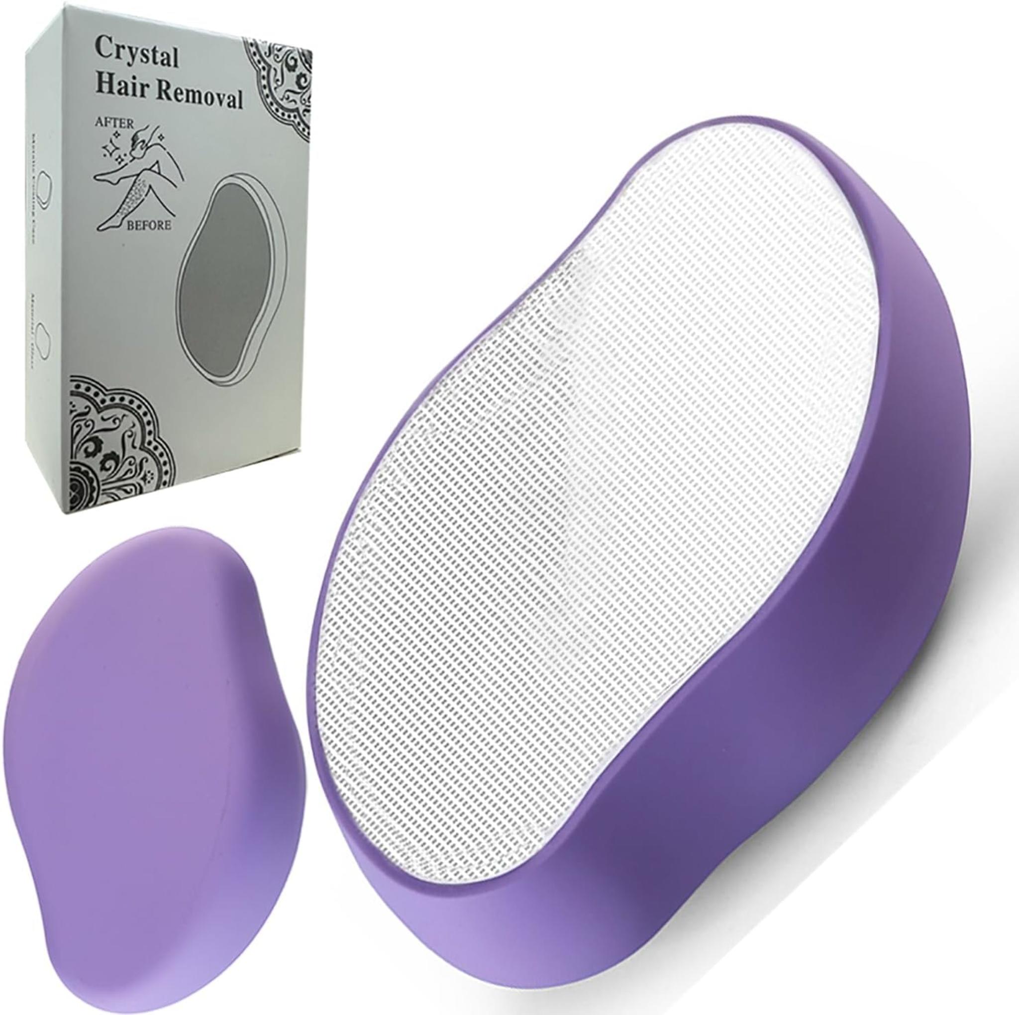 Reusable Crystal Hair Remover for All Body Areas - Painless Exfoliation Tool for Smooth Skin
