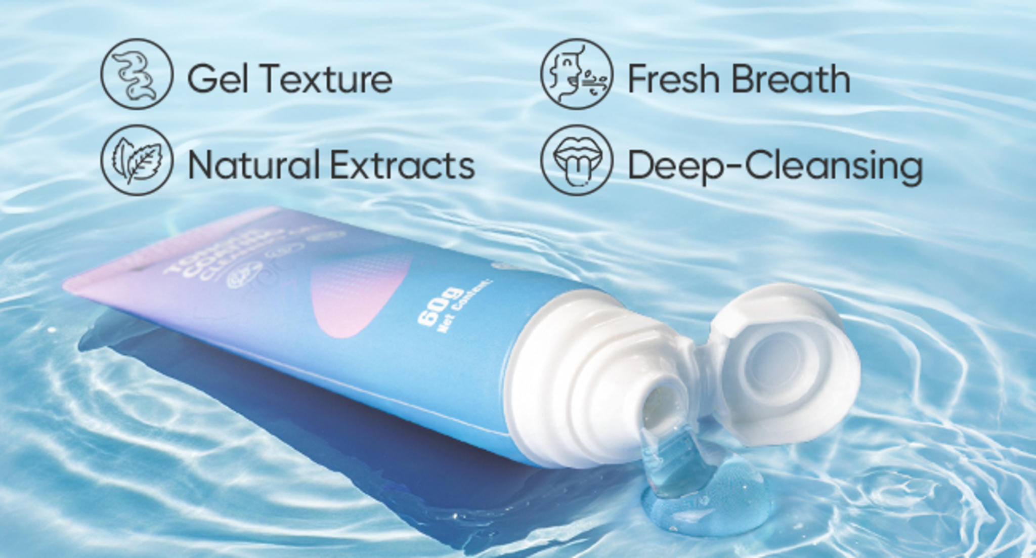 Tongue Cleaner Gel with Brush - Fresh Breath Oral Care Kit image 9