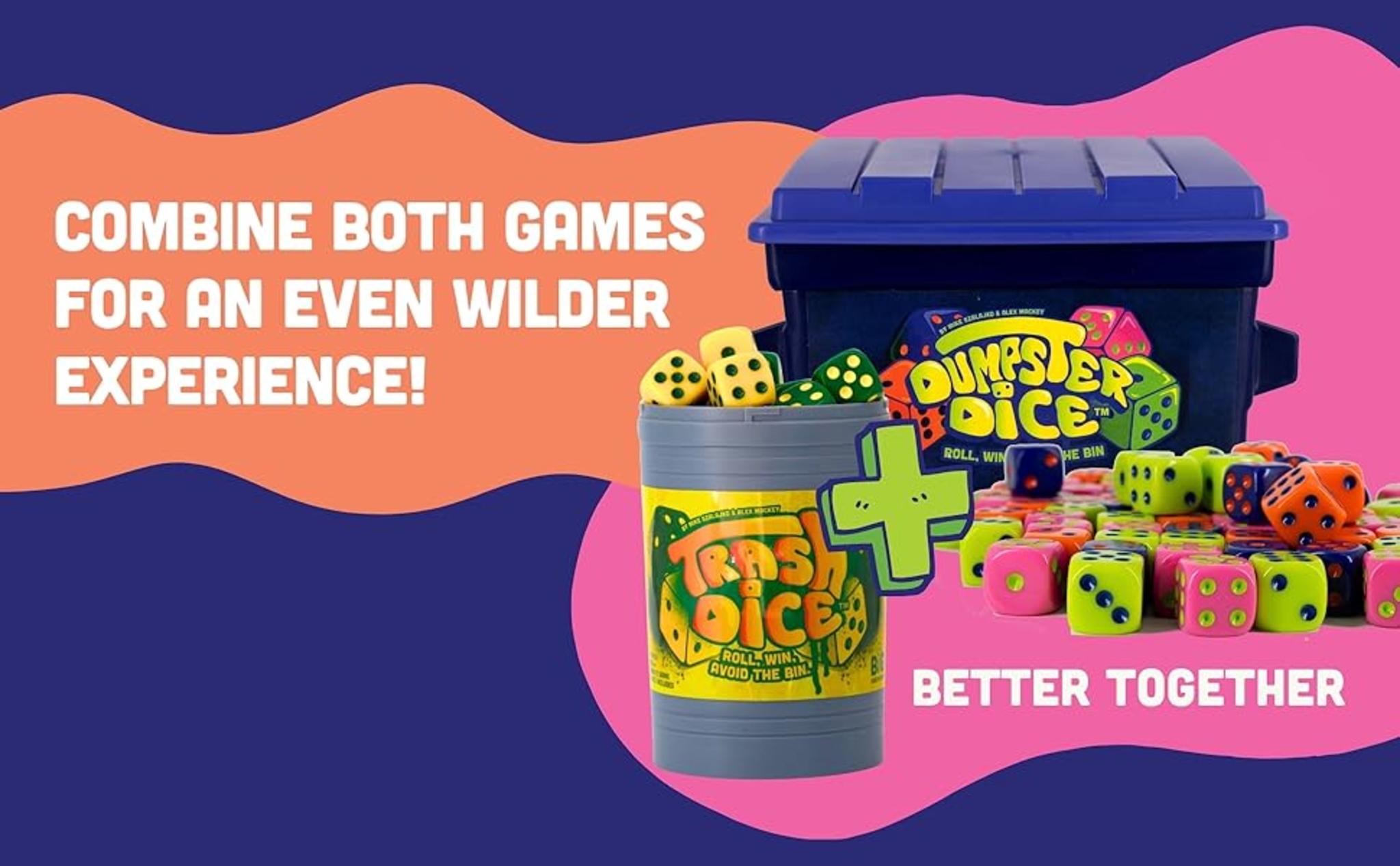 Fast-Paced Family Dice Game with Dumpster & 80 Dice | Perfect for Travel & Game Night image 10