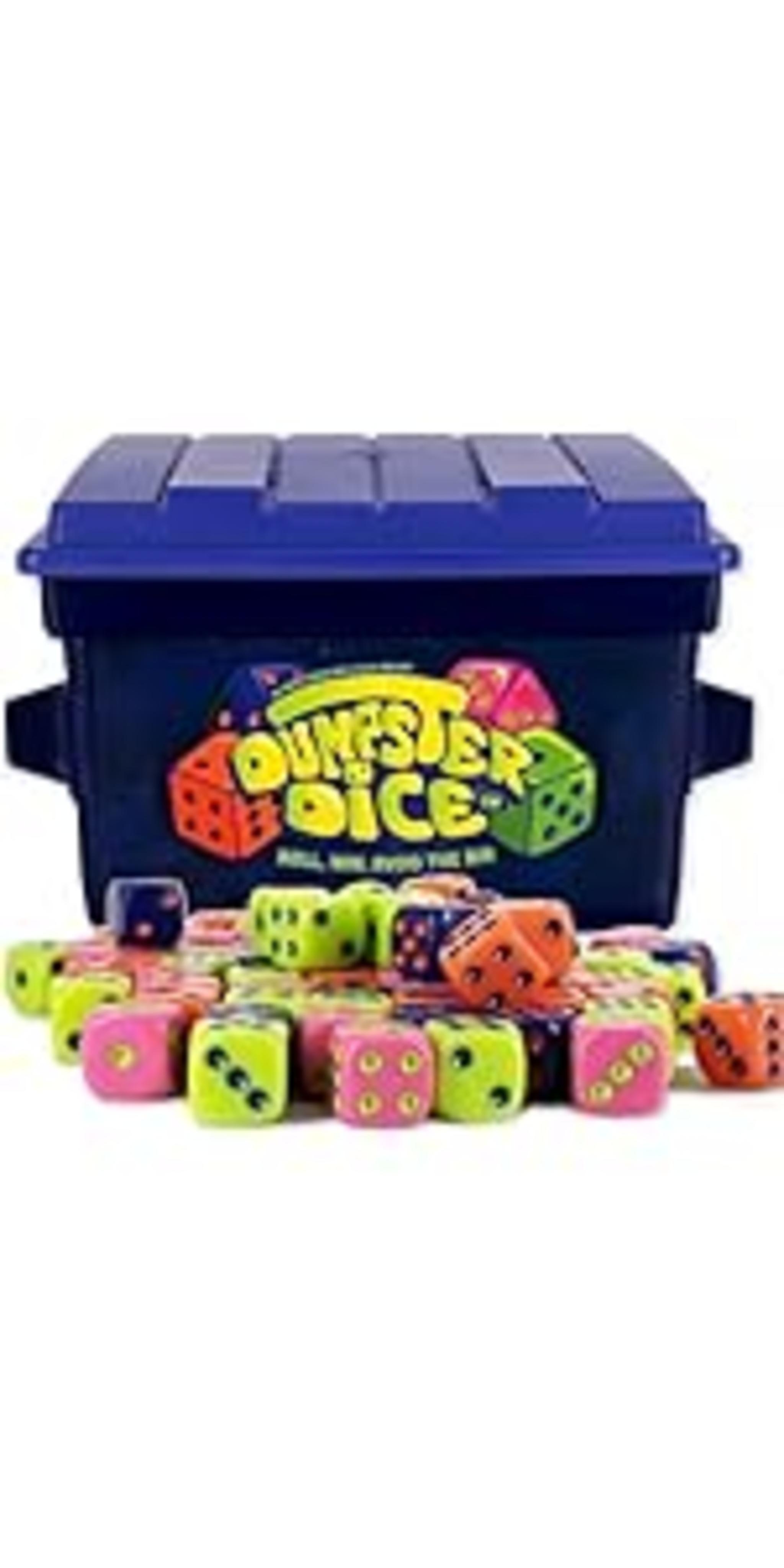 Fast-Paced Family Dice Game with Dumpster & 80 Dice | Perfect for Travel & Game Night image 12