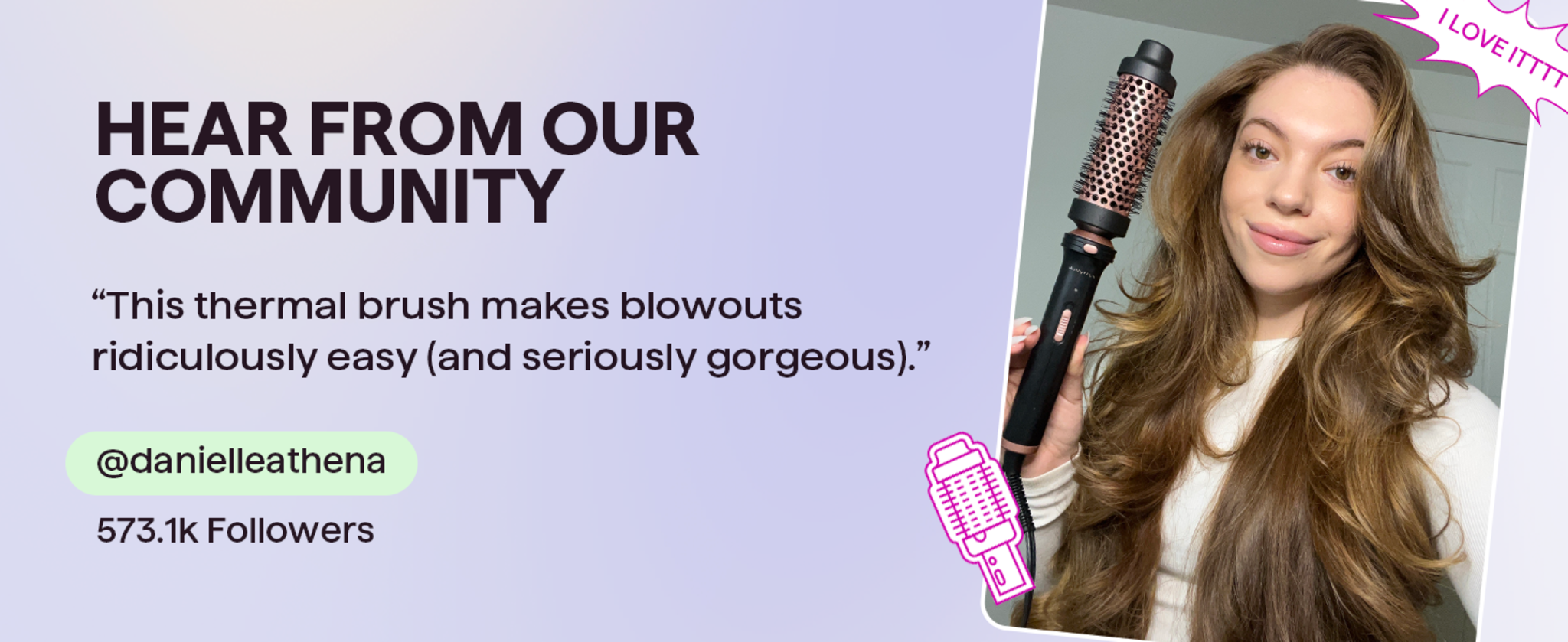 1.5 Inch Heated Round Brush - Detachable Head & Dual Voltage for Travel image 12