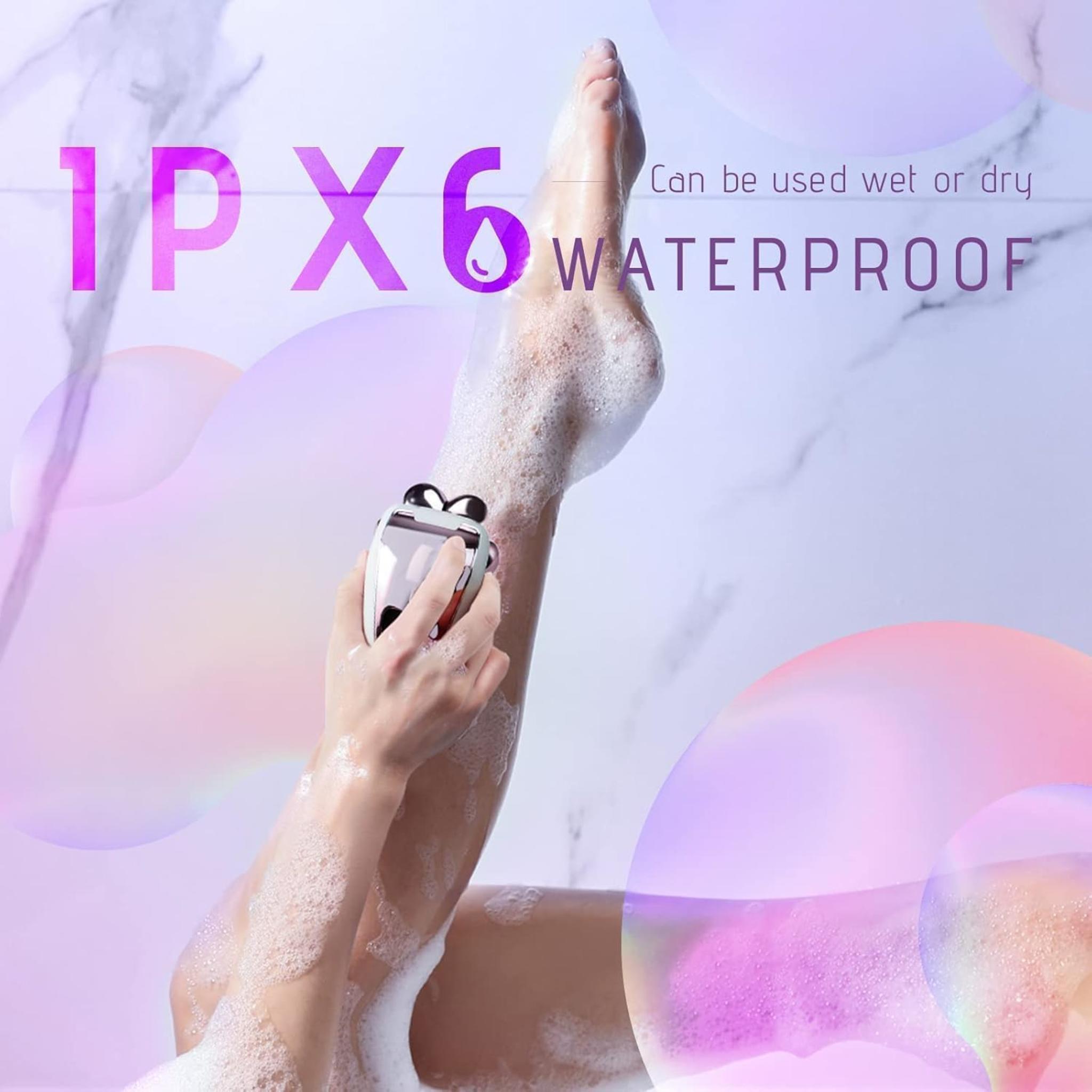 5-in-1 Women's Electric Shaver: Rechargeable Wet/Dry Body Hair Remover & Facial Trimmer