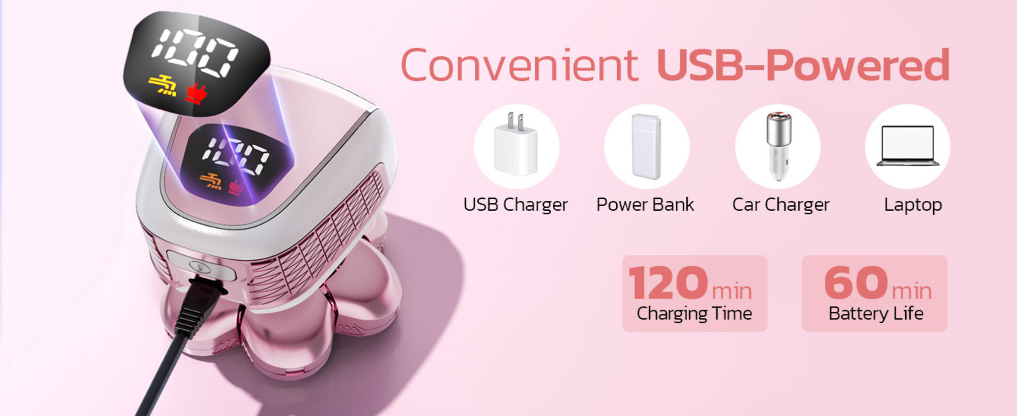 5-in-1 Women's Electric Shaver: Rechargeable Wet/Dry Body Hair Remover & Facial Trimmer image 9