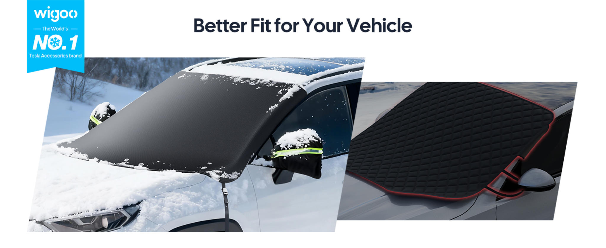 2026 Upgrade Windshield Snow Cover for Ice & Snow - 600D Heavy Magnetic Anti-Hail Protector image 16