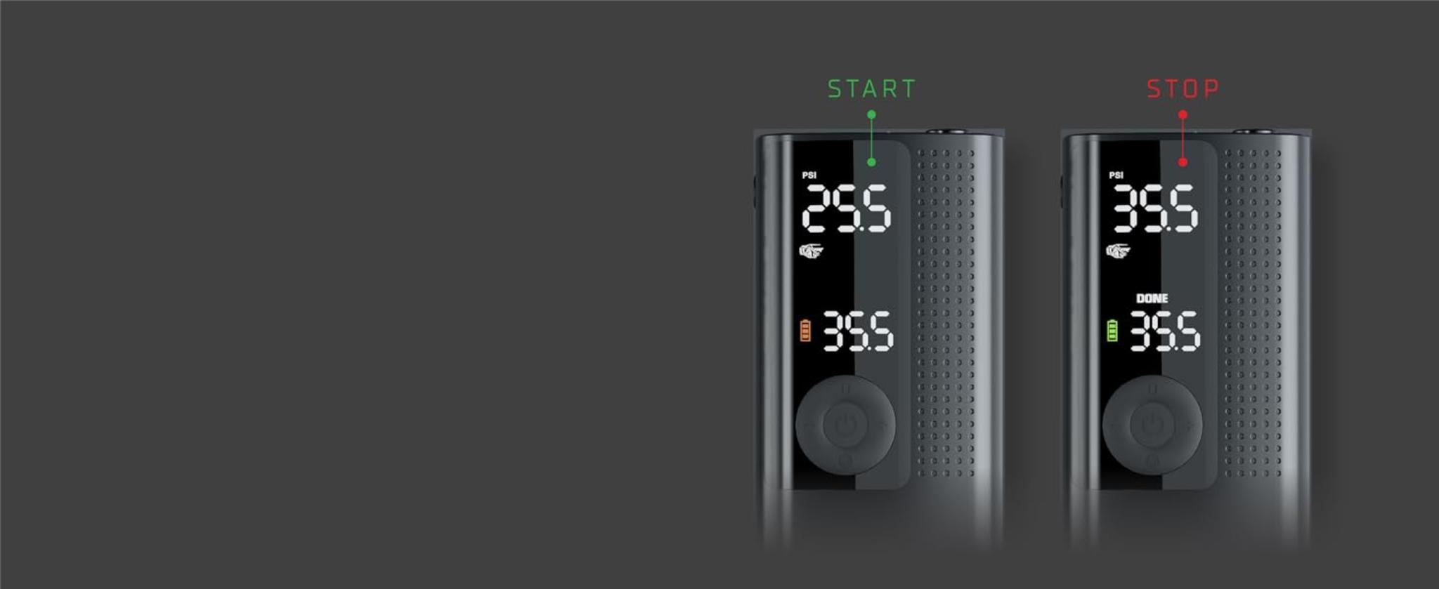 Portable Tire Inflator with Digital Gauge & Auto Shut-Off | Cordless Air Compressor for Cars, Bikes, Balls image 11