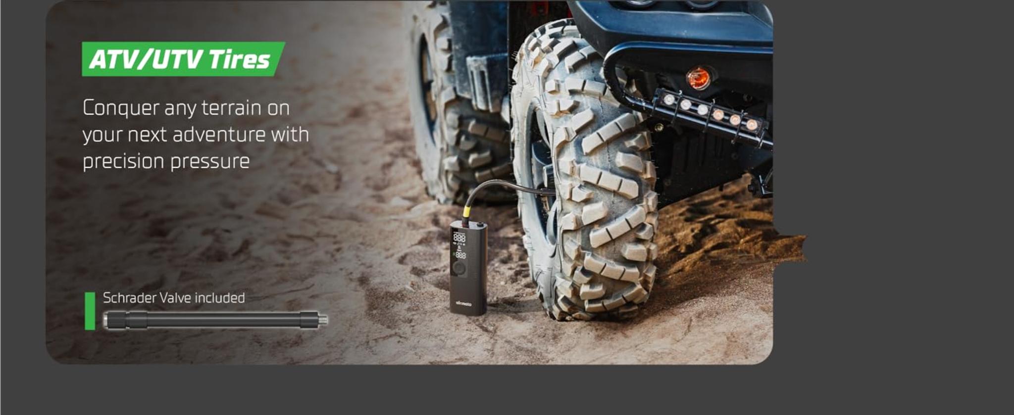 Portable Tire Inflator with Digital Gauge & Auto Shut-Off | Cordless Air Compressor for Cars, Bikes, Balls image 21