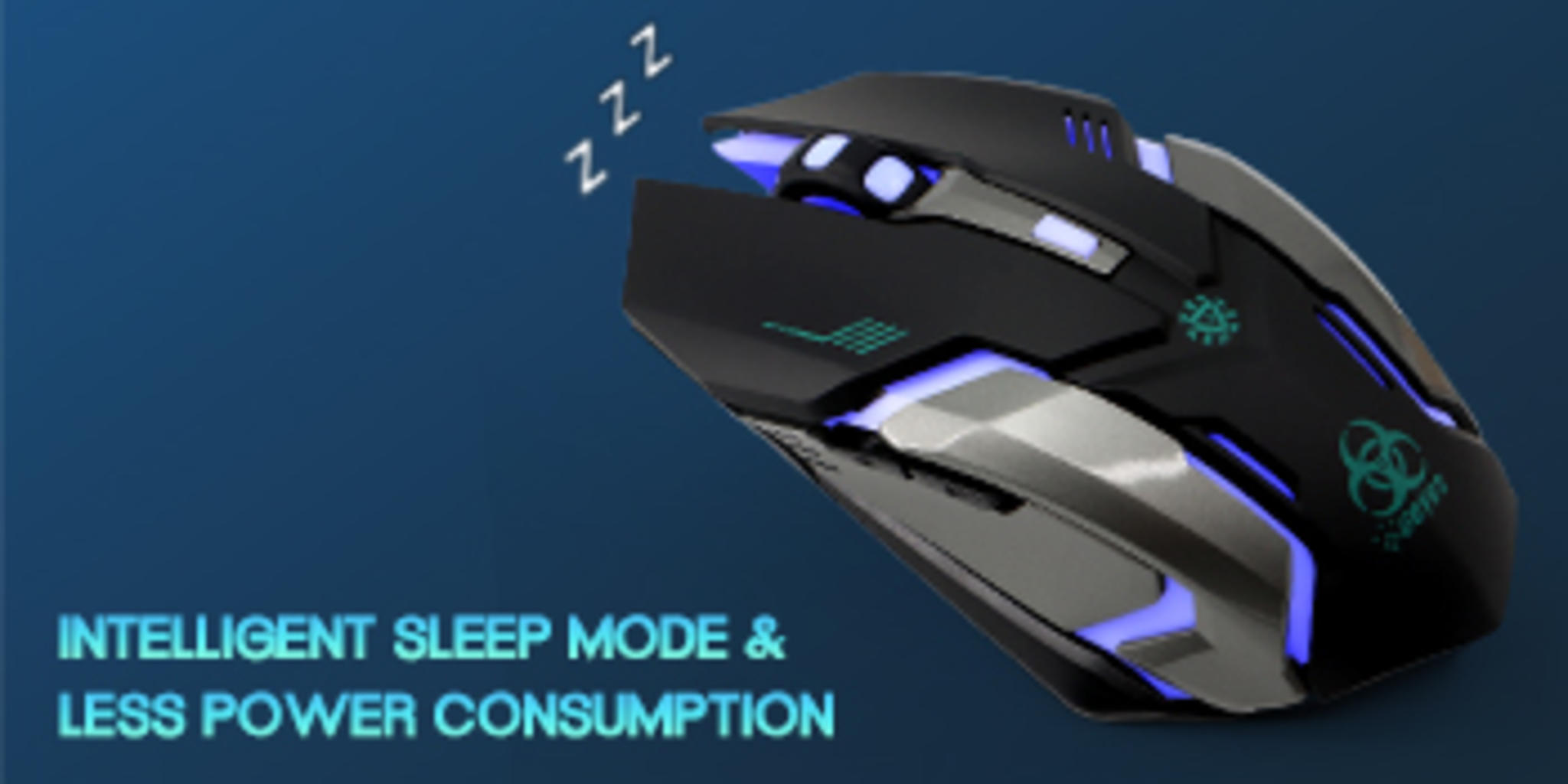 Silent Click Wireless Gaming Mouse with 7-Color LED & 30-Day Battery Life image 13