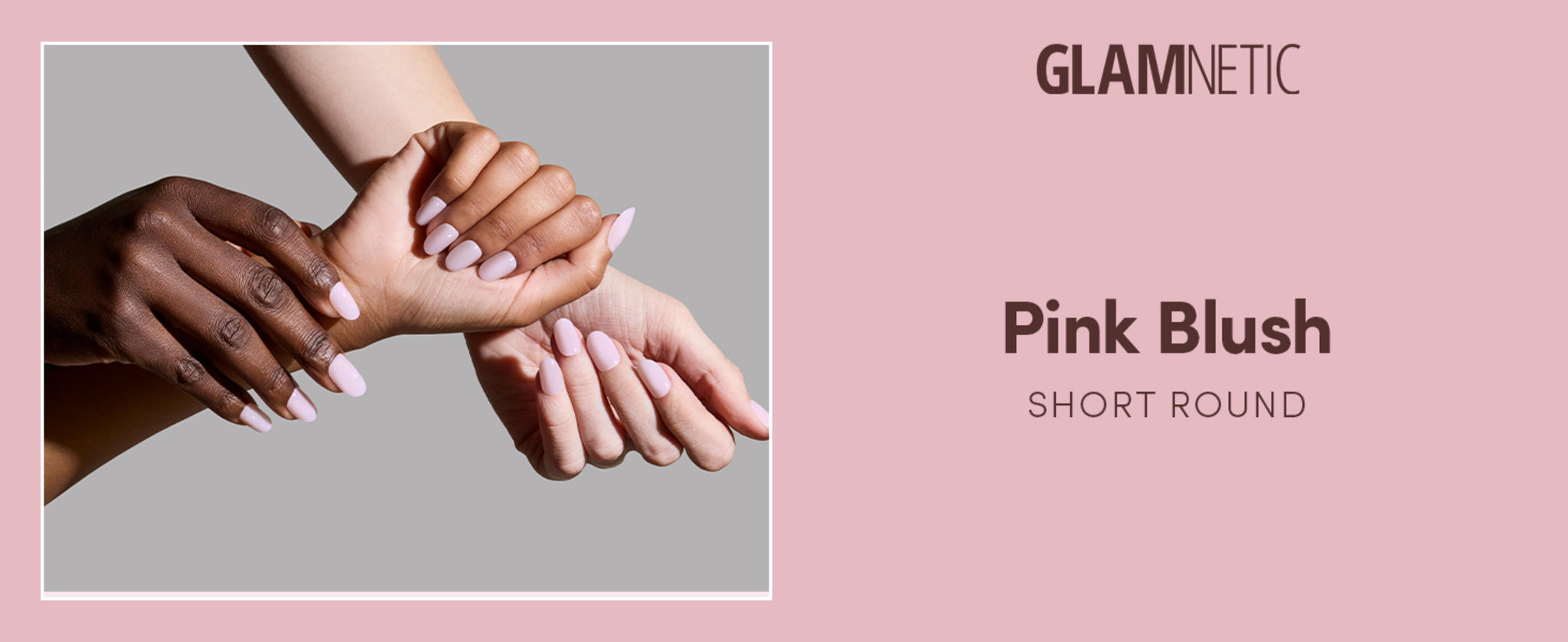 Short Round Press-On Nails - Milky Pink Blush | Salon-Quality & Reusable Fake Nails Kit with 12 Sizes image 8