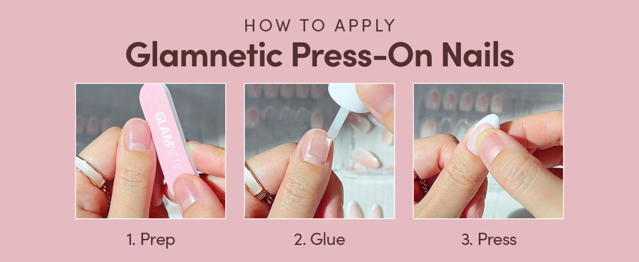 Short Round Press-On Nails - Milky Pink Blush | Salon-Quality & Reusable Fake Nails Kit with 12 Sizes image 10