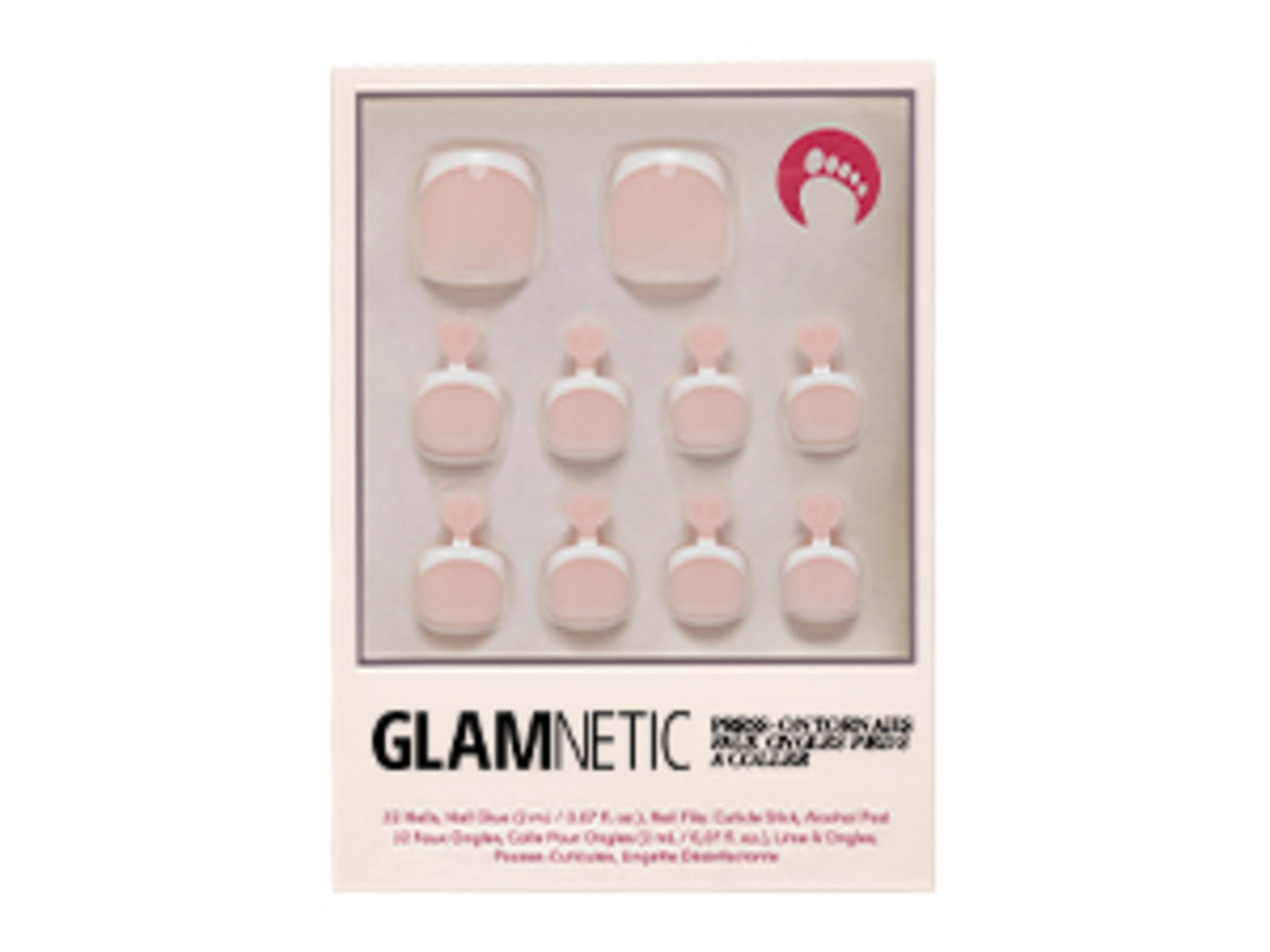 Short Round Press-On Nails - Milky Pink Blush | Salon-Quality & Reusable Fake Nails Kit with 12 Sizes image 14