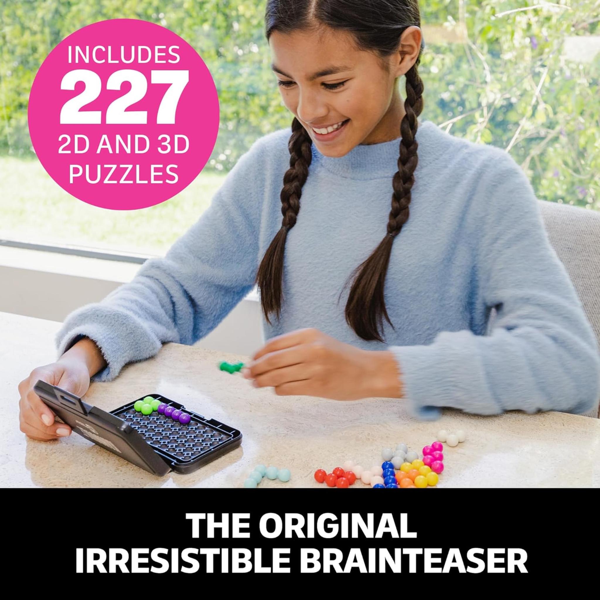 3D Brain Teaser Puzzle Game: 200+ Challenges for Ages 7+ | Portable Travel Companion