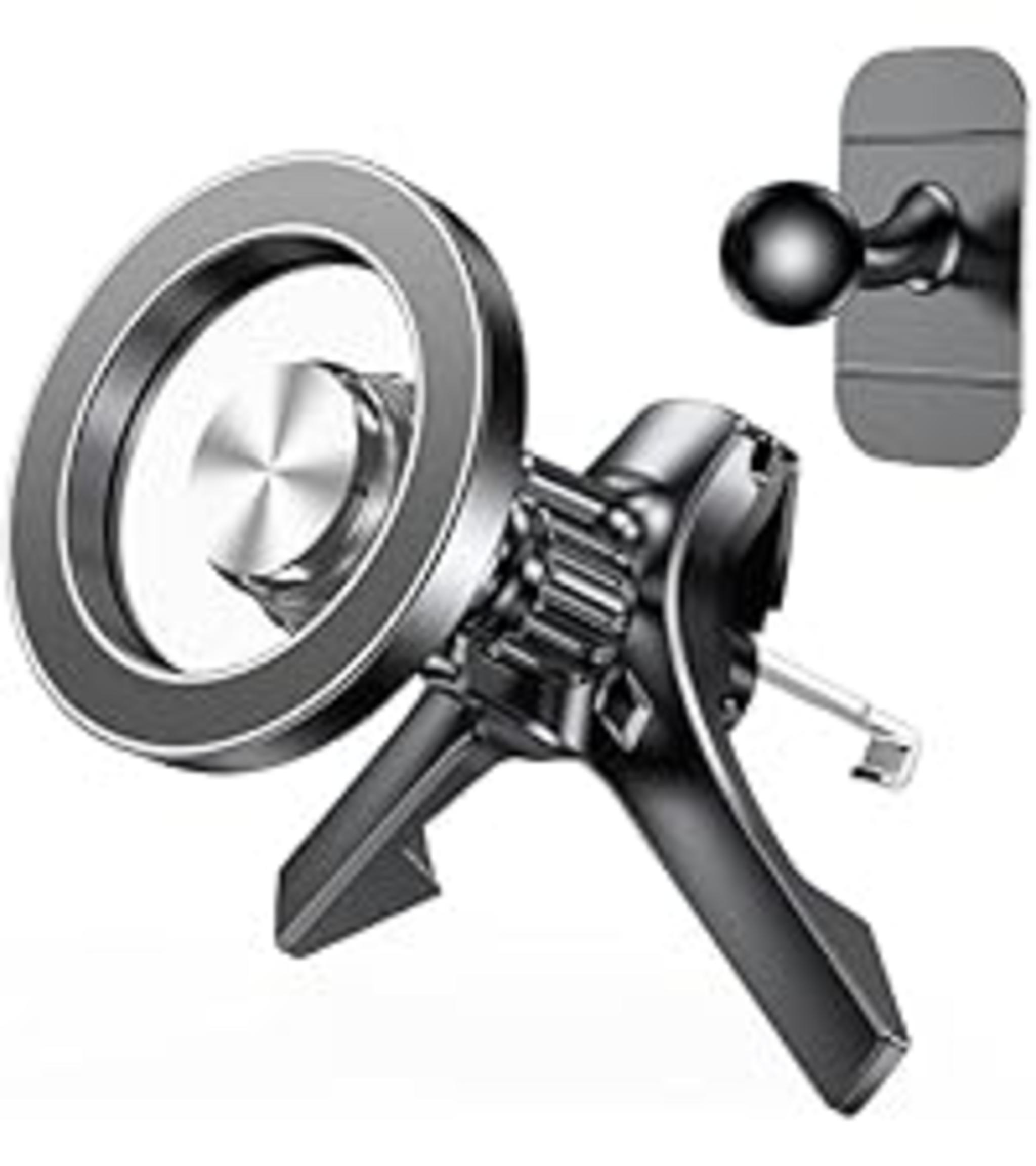 20-Strong Magnet MagSafe Car Mount for iPhone & Android | Dashboard Holder with Super Adhesive image 23