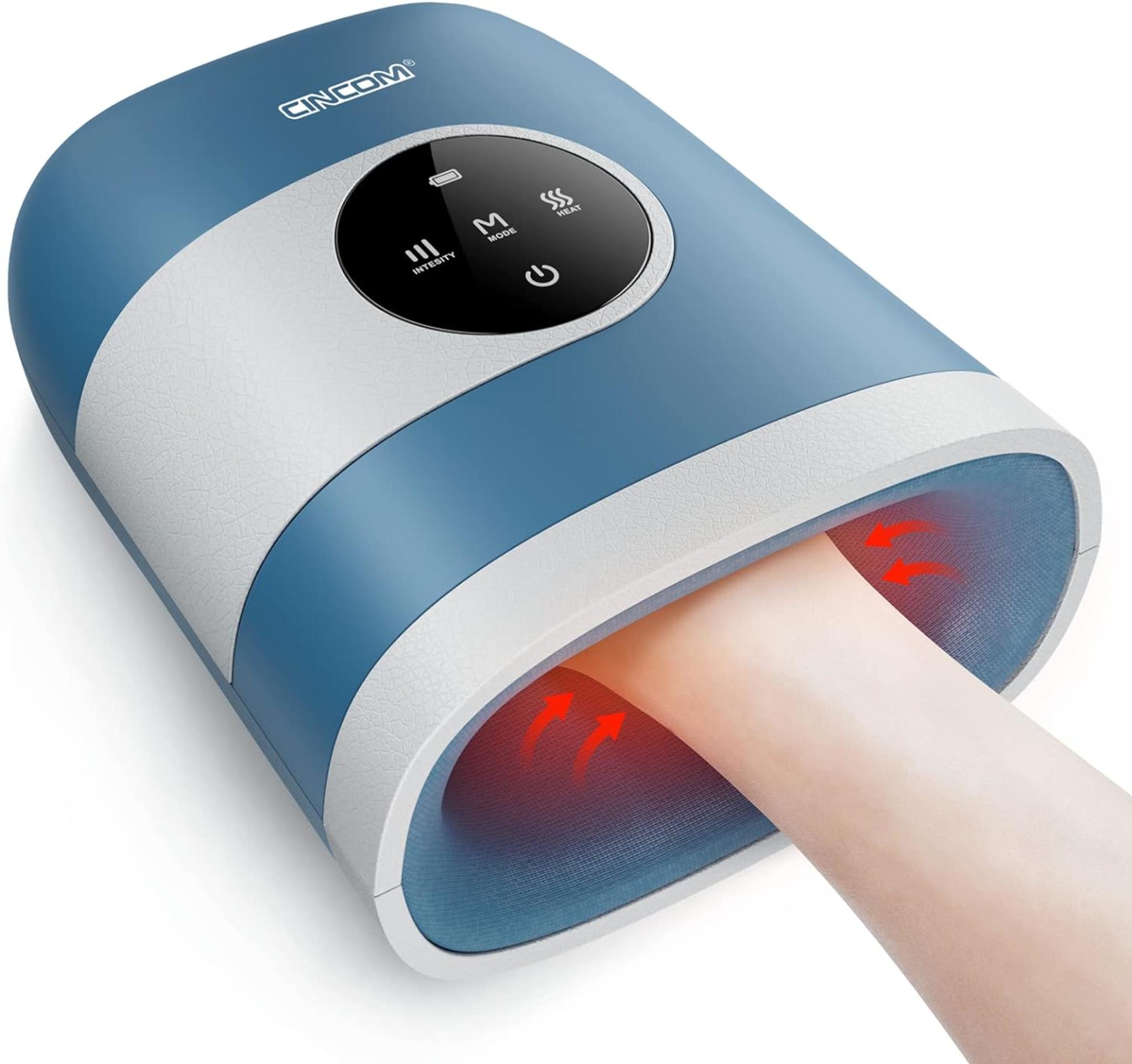 Upgraded Hand Massager with Heat and Compression for Arthritis and Carpal Tunnel Relief