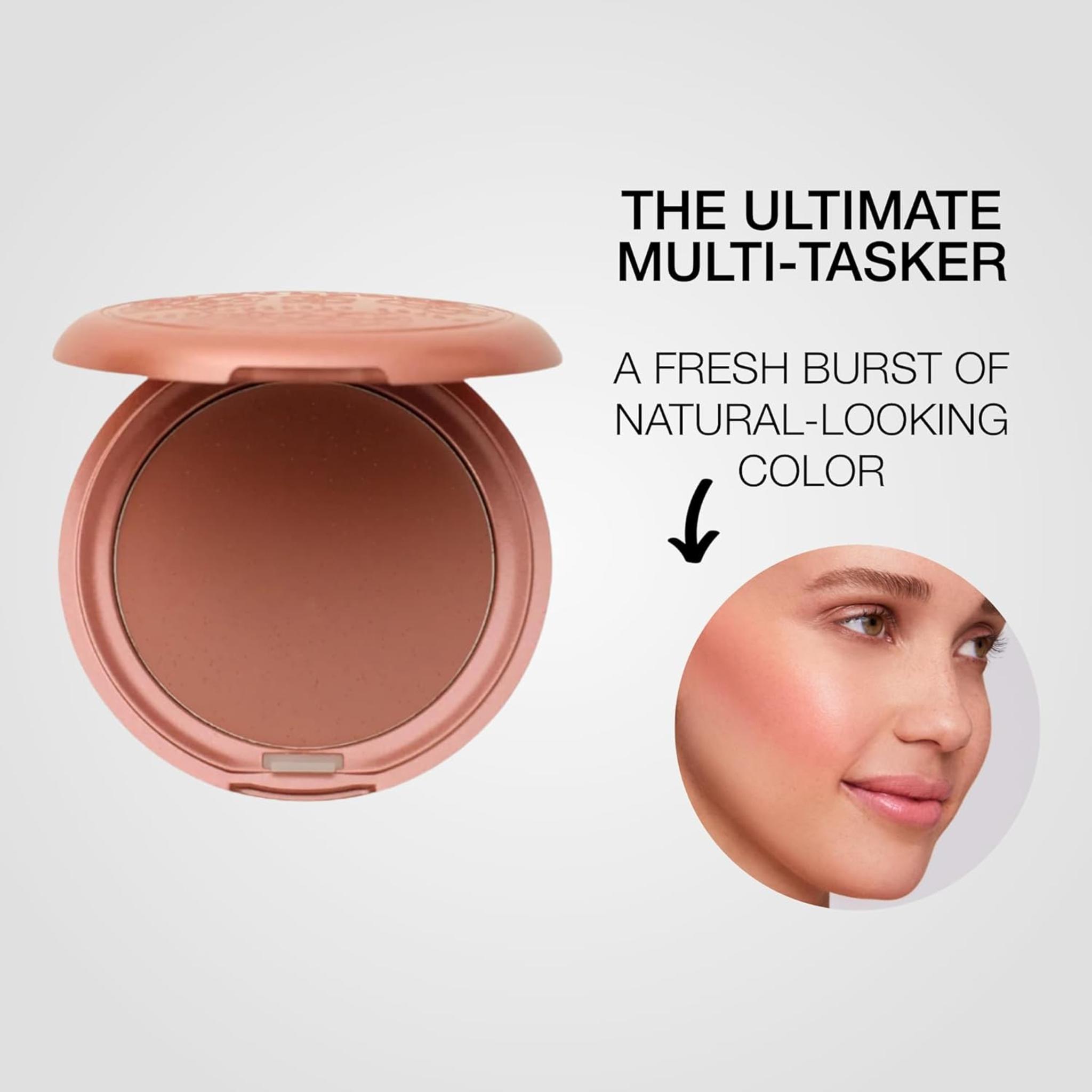 Convertible Color Dual Lip and Cheek Cream - Multi-Use Makeup Palette for Natural Glow