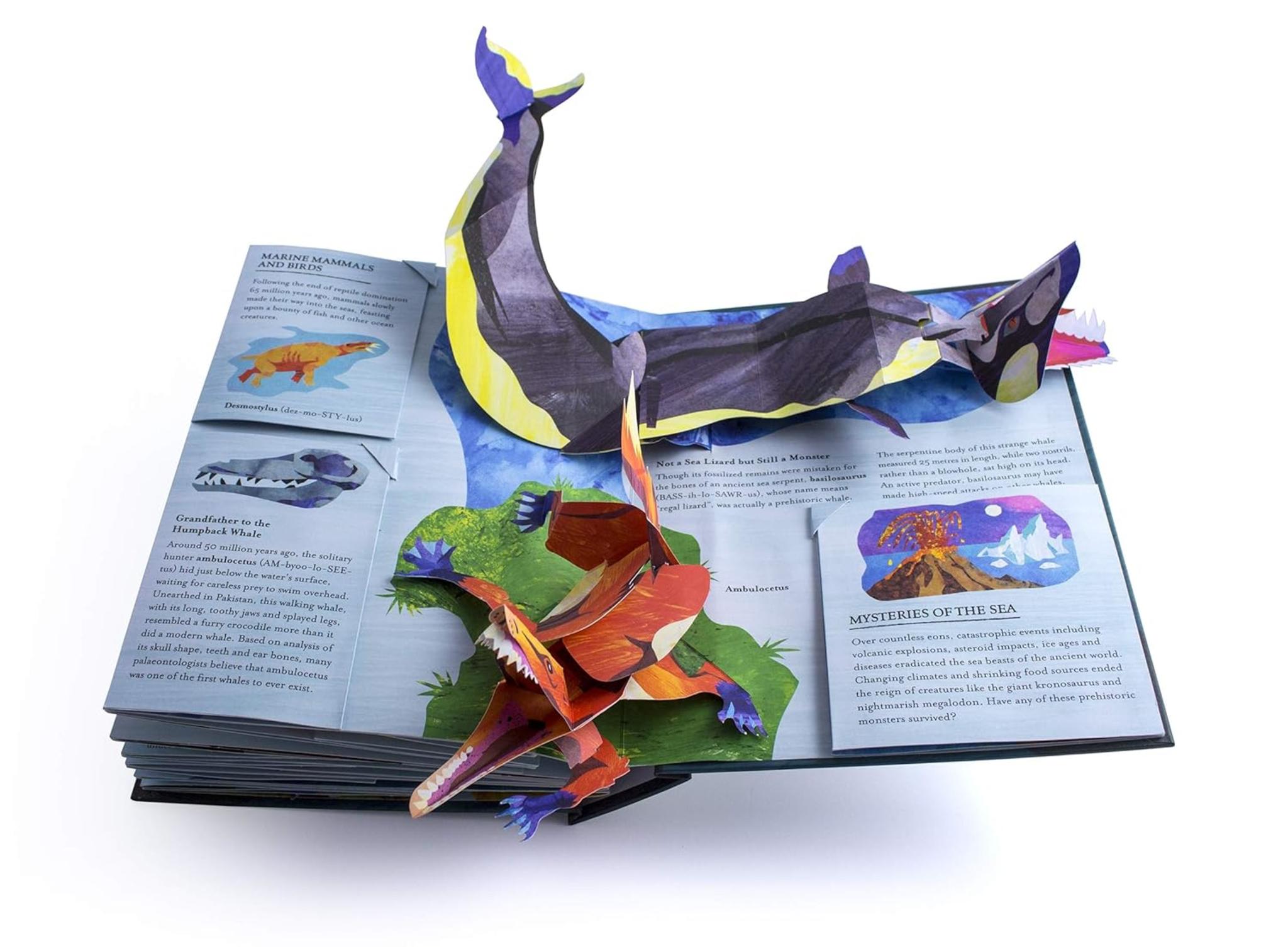 Encyclopedia Prehistorica: Sharks and Sea Monsters 3D Pop-Up Book with 35+ Scenes