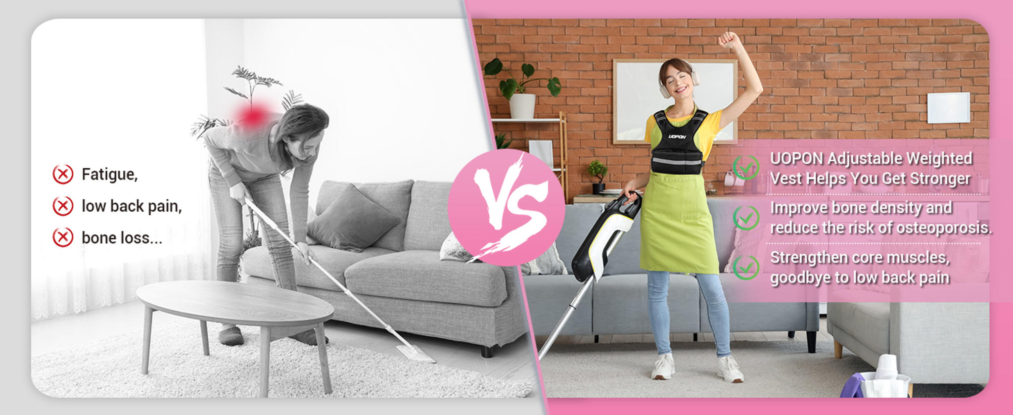 Adjustable Weighted Vest for Women & Men, 6-12lbs Rucking Vest for Running & Bone Density image 17