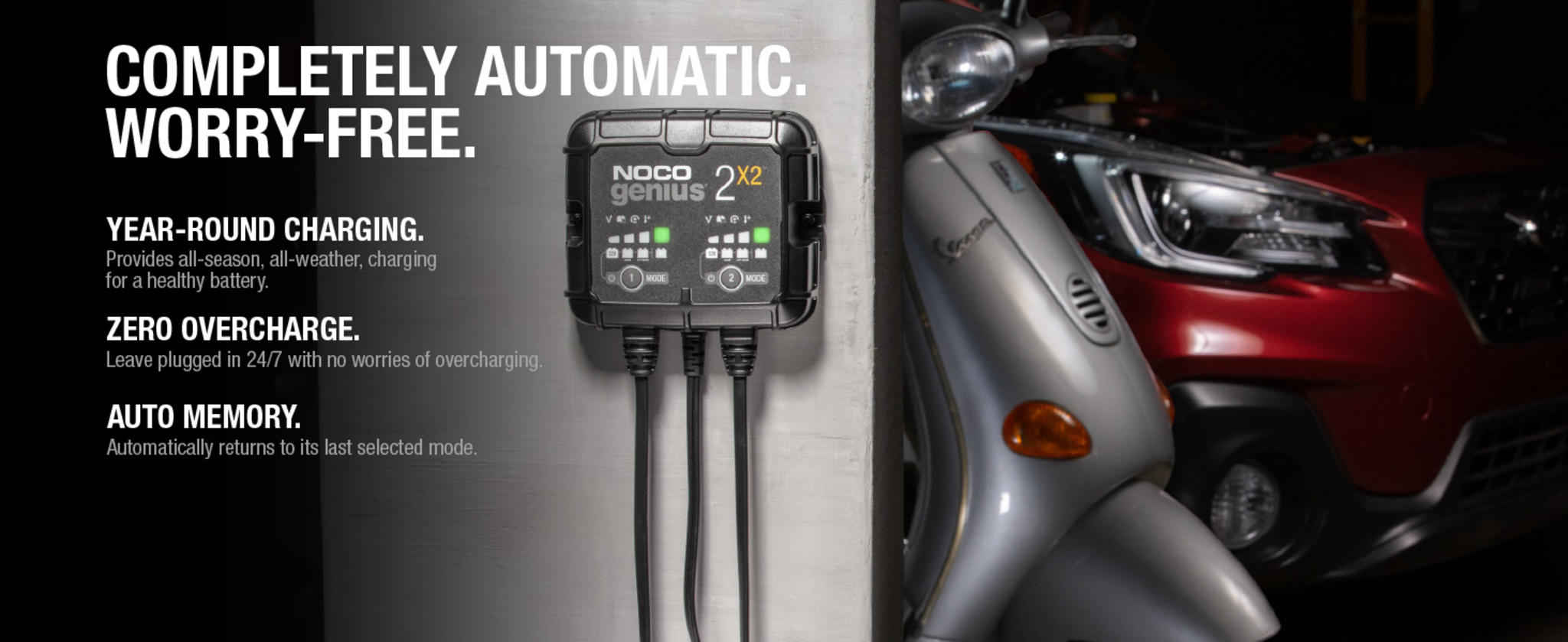 2-Bank Smart Battery Charger, 4A 6V/12V Automatic Maintainer & Desulfator for Lead-Acid & Lithium image 16