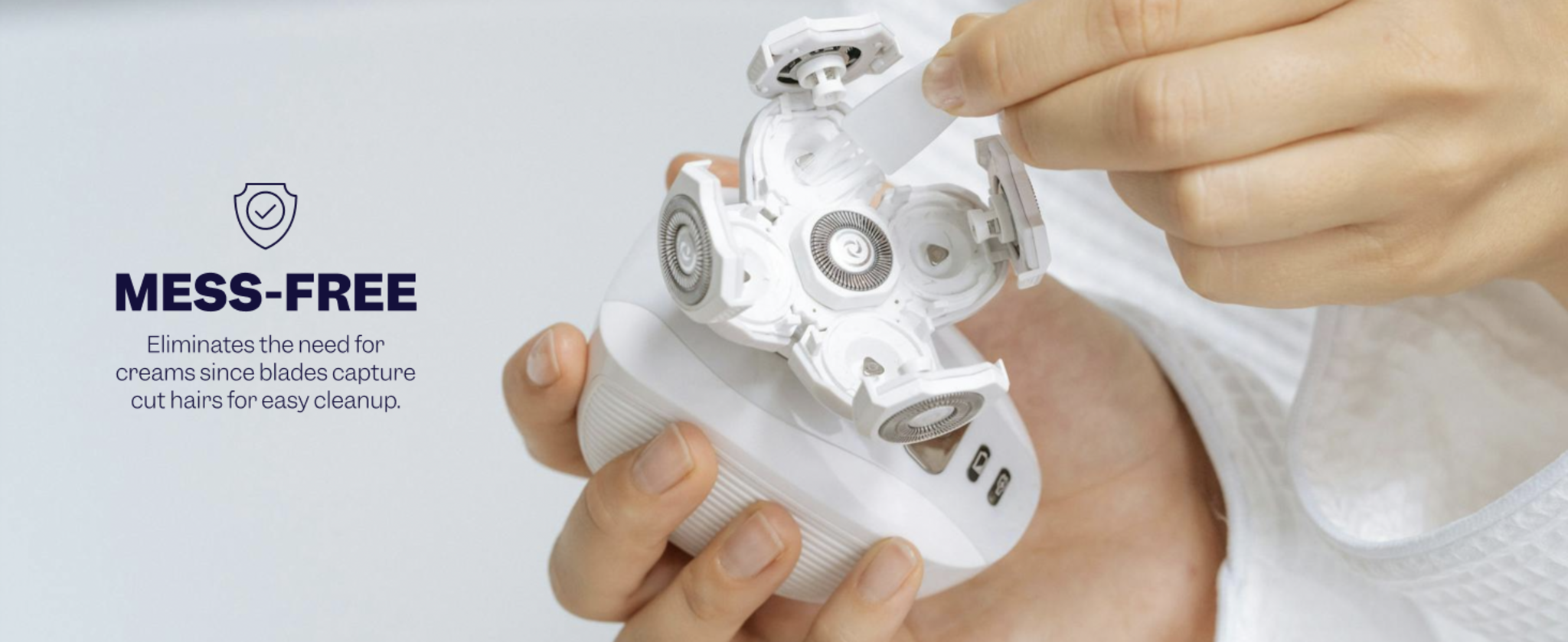 Electric Razor for Women - 5-Blade Shaver for Legs, Body & Sensitive Bikini Areas - Cordless & Rechargeable image 11