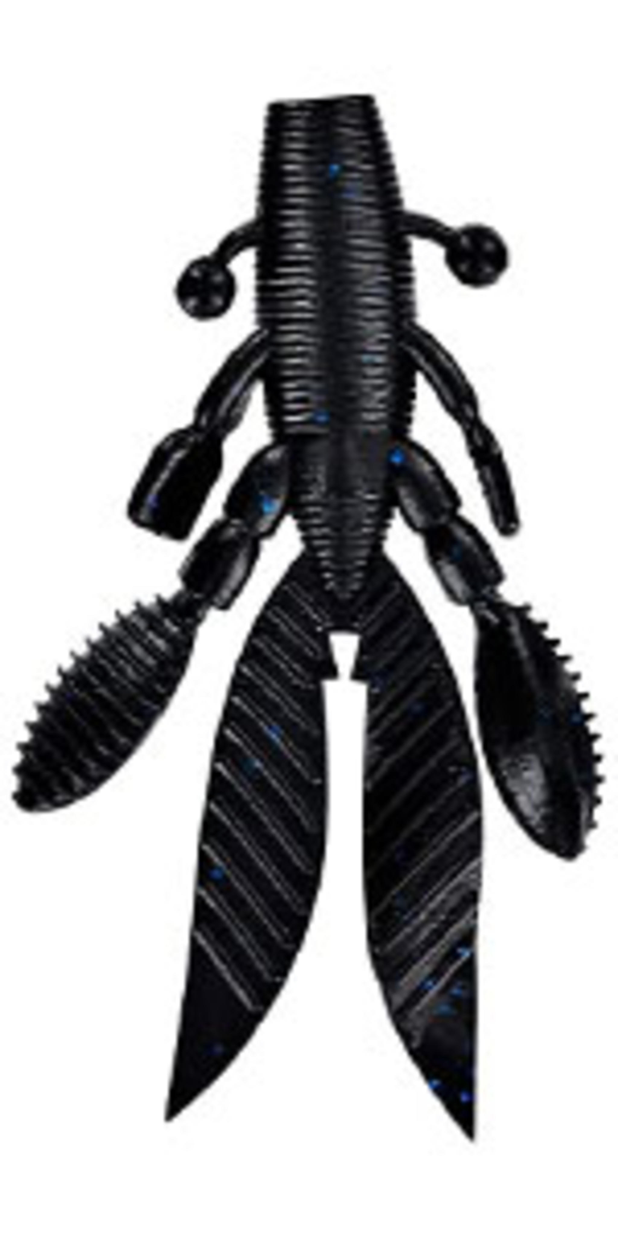 Compact Soft Plastic Flipping Bait with Vibrating Appendages for Bass Fishing image 9