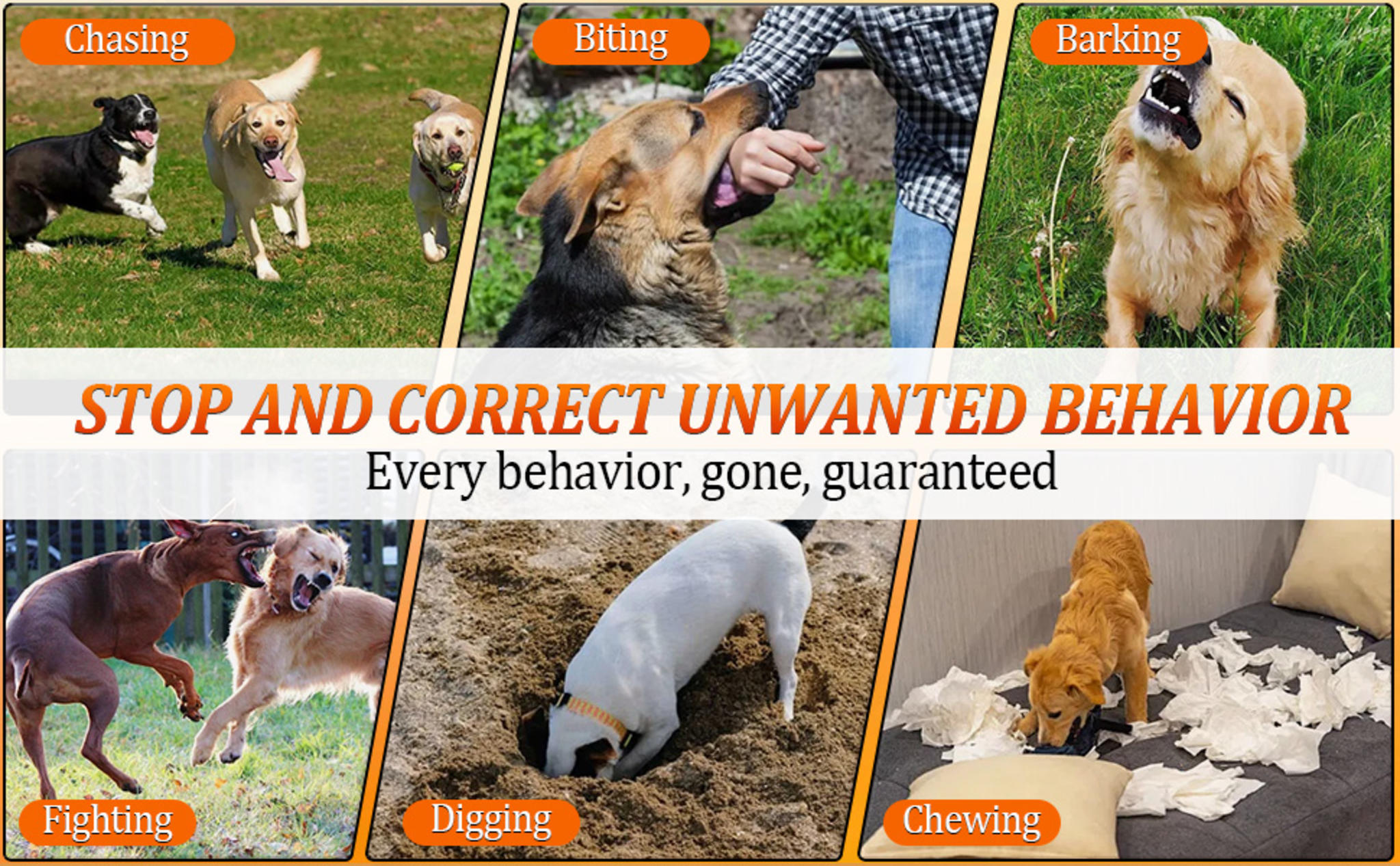 Ultrasonic Dog Bark Deterrent Device - 3 Training Modes Anti Barking Tool with LED Flashlight image 11