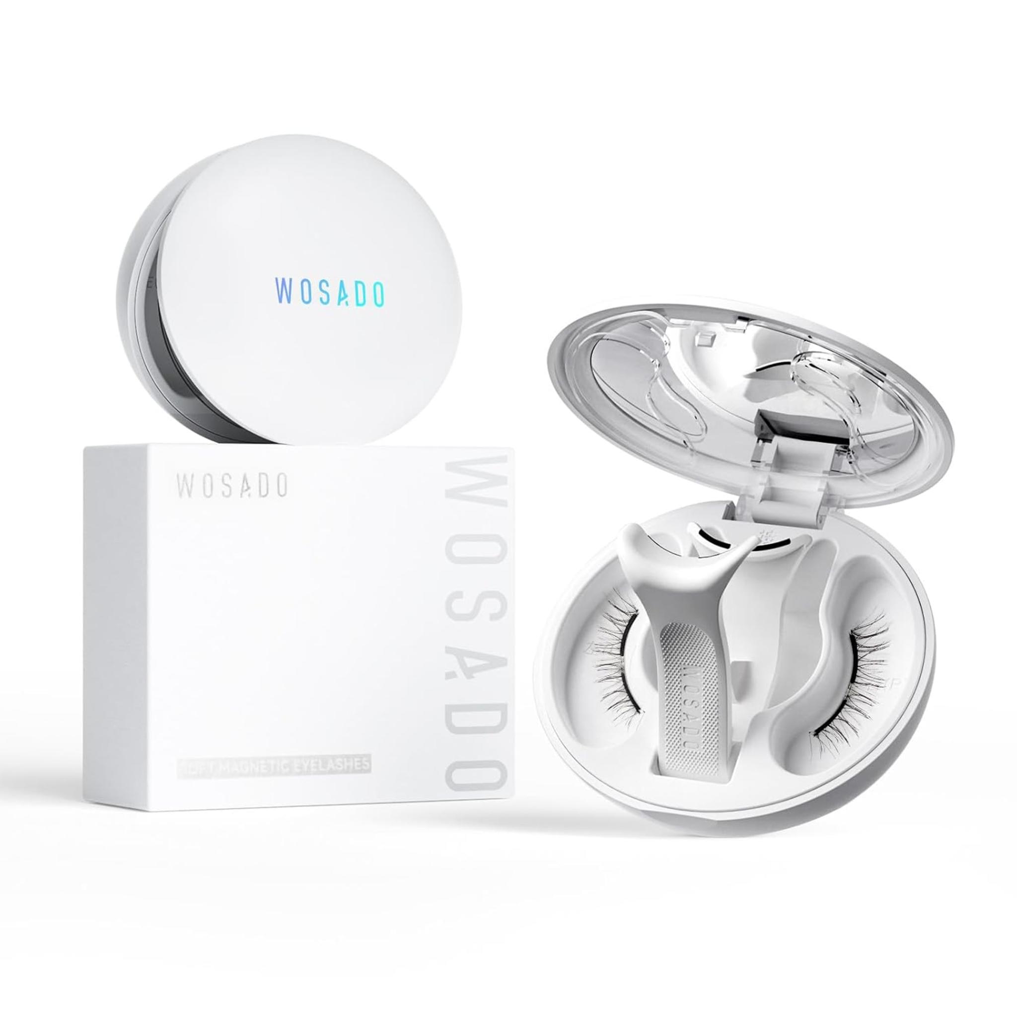 Magnetic Eyelashes with Applicator Kit, Reusable Glue-Free Lashes for Sensitive Eyes, Natural Look