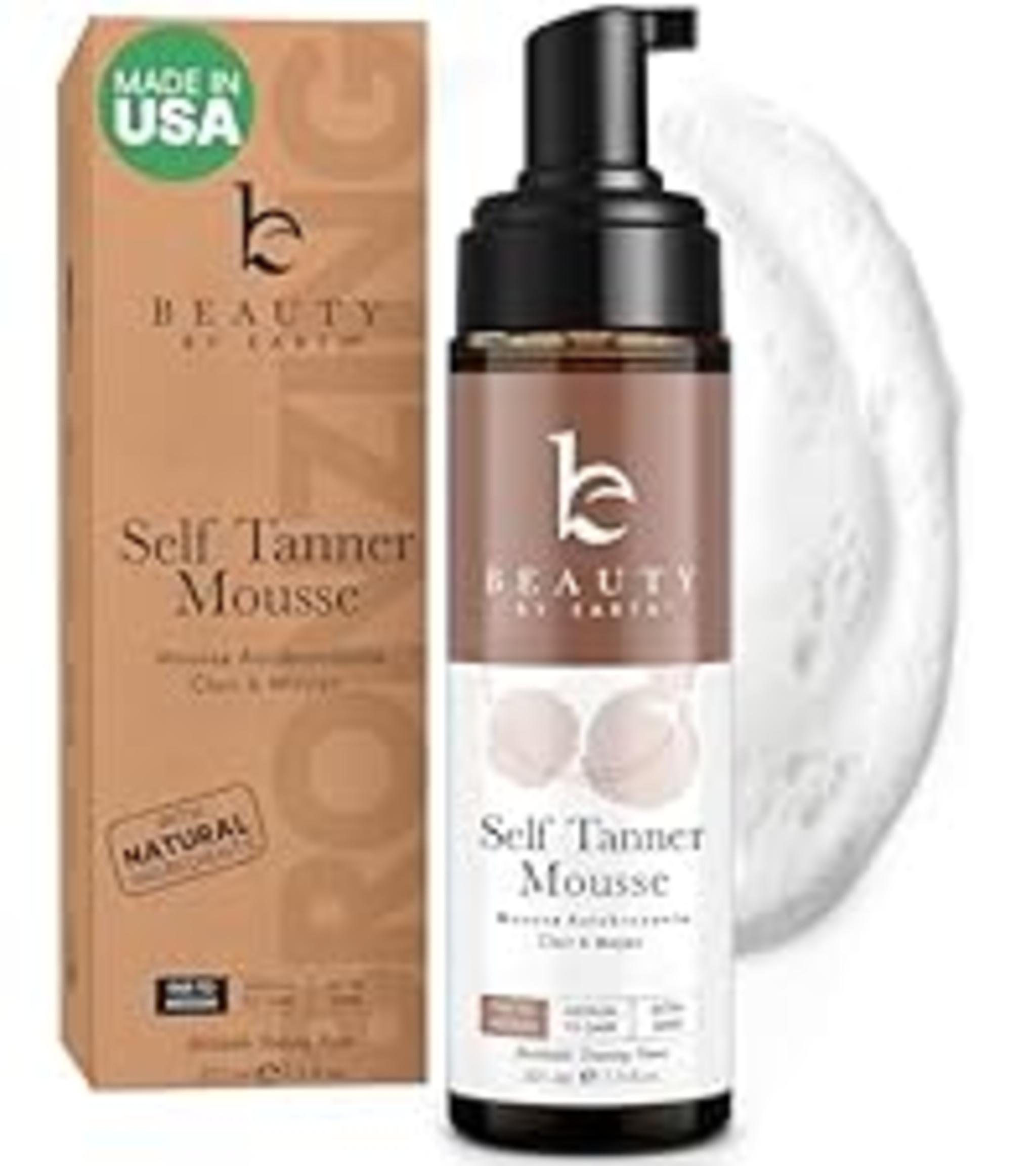 Natural & Organic Self Tanning Lotion for Face & Body - Streak-Free Medium to Dark Glow image 21