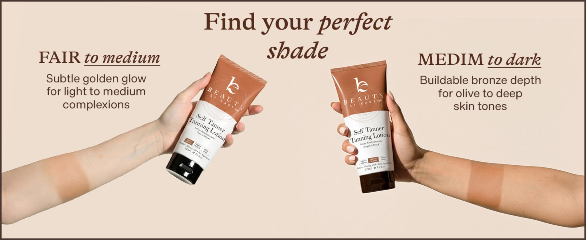 Natural Self Tanner Lotion - Organic Ingredients for Streak-Free Sunless Glow, Fair to Medium image 15