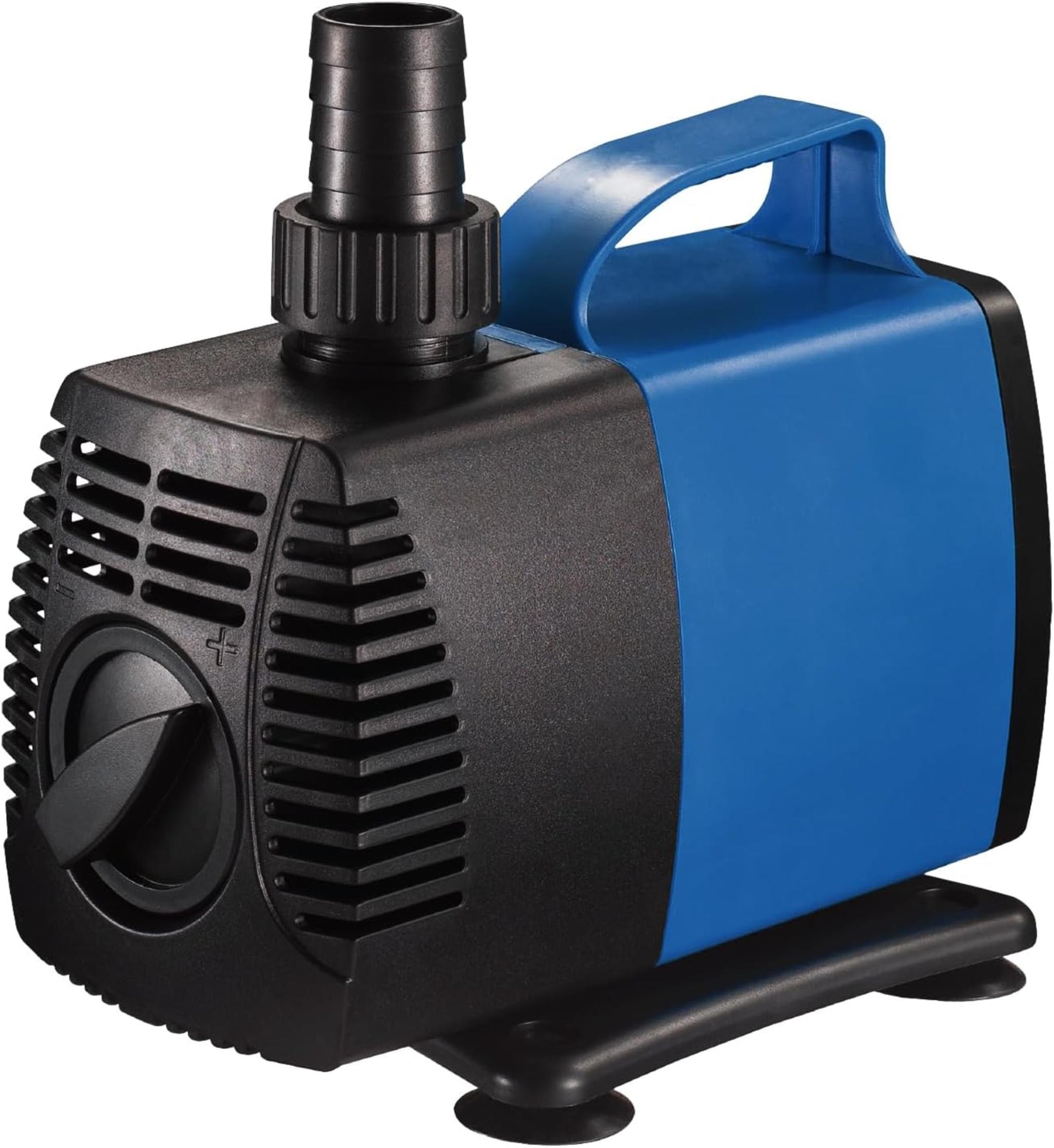 1190 GPH Submersible Water Pump - Ultra Quiet Amphibious Pump for Ponds & Aquariums