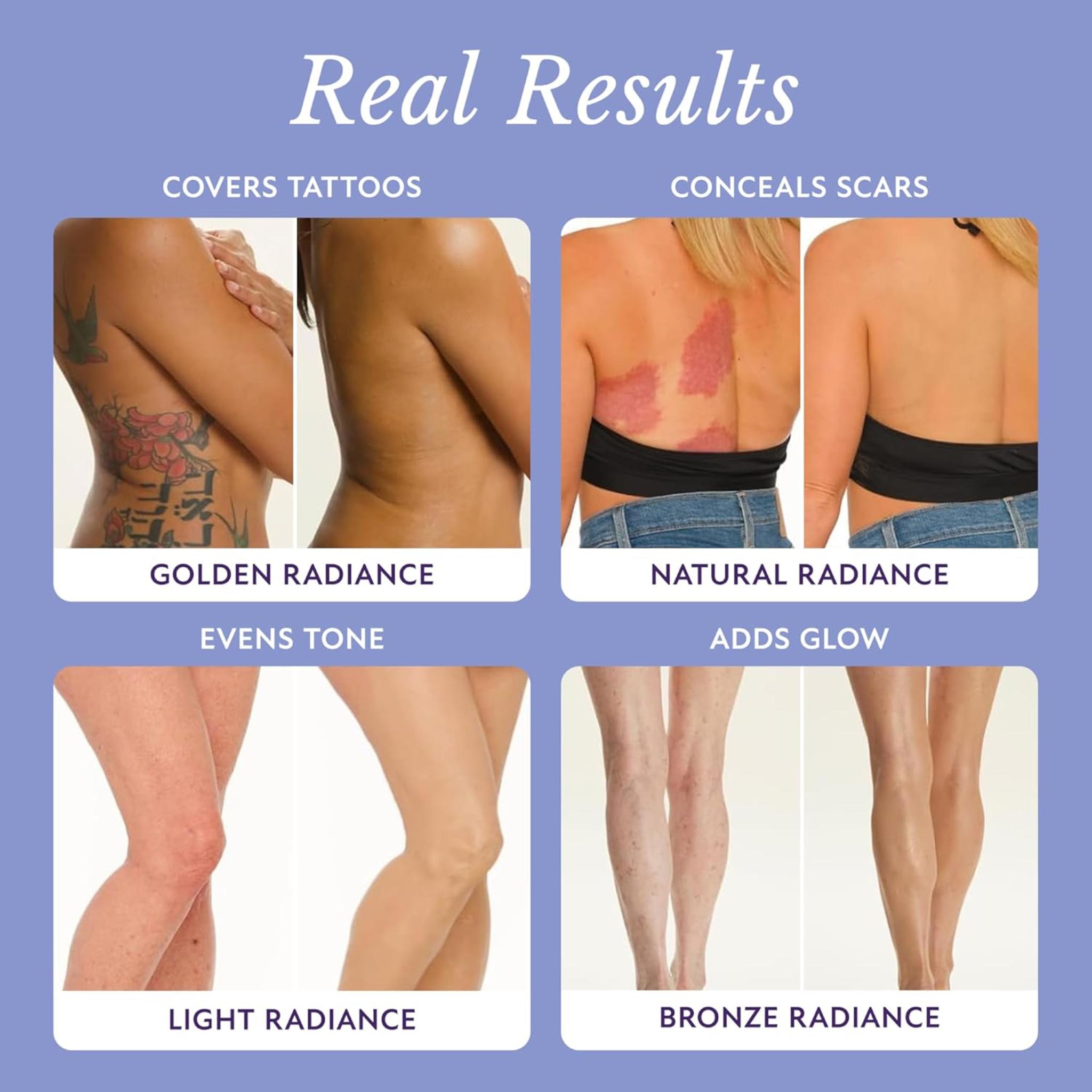 Waterproof Body Foundation & Concealer - Long-Lasting Coverage for Tattoos, Scars & Stretch Marks