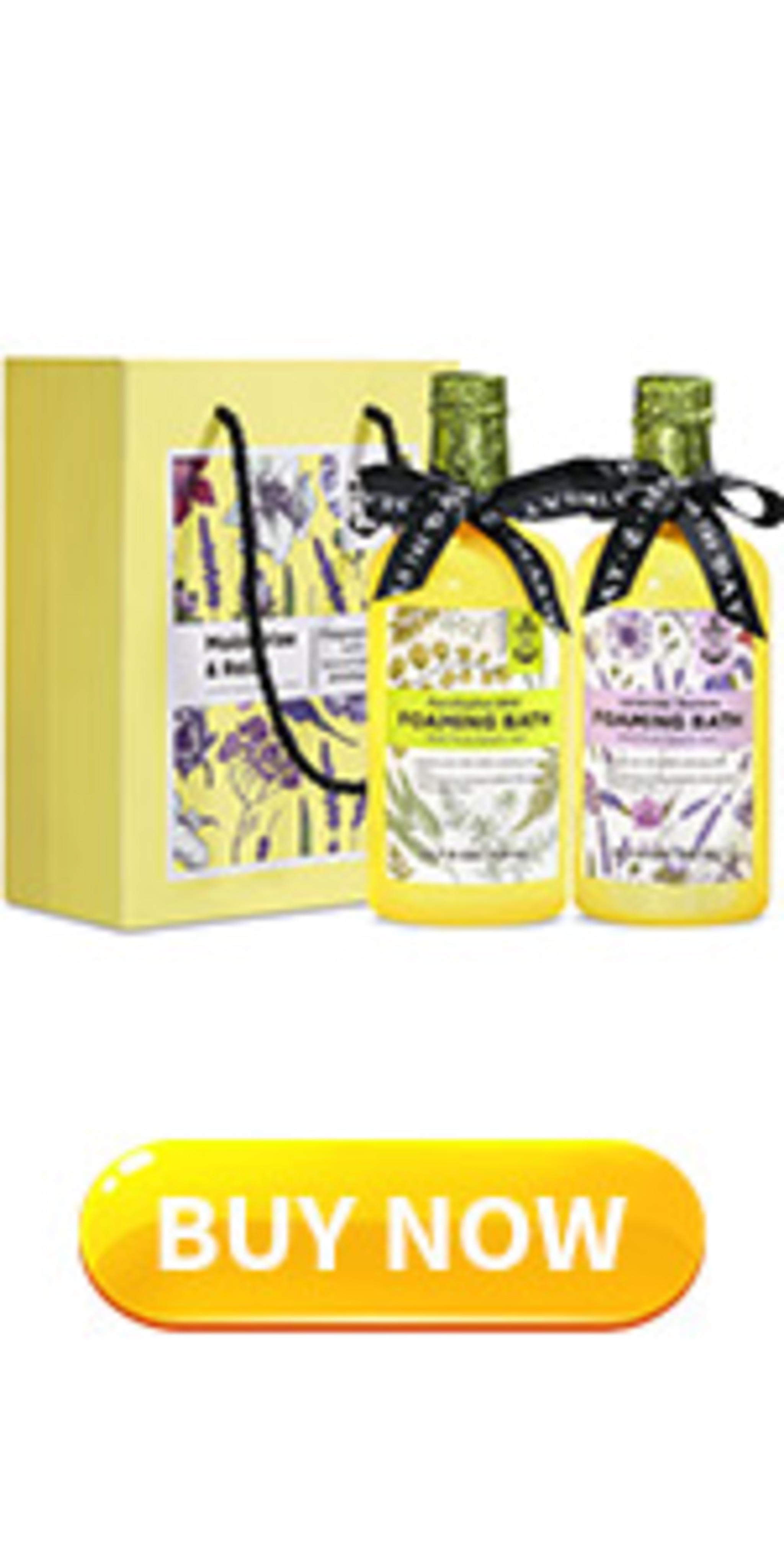 6-Piece Spa Gift Basket for Women - Relaxing Lavender Rose Chamomile Eucalyptus Bath Set image 19
