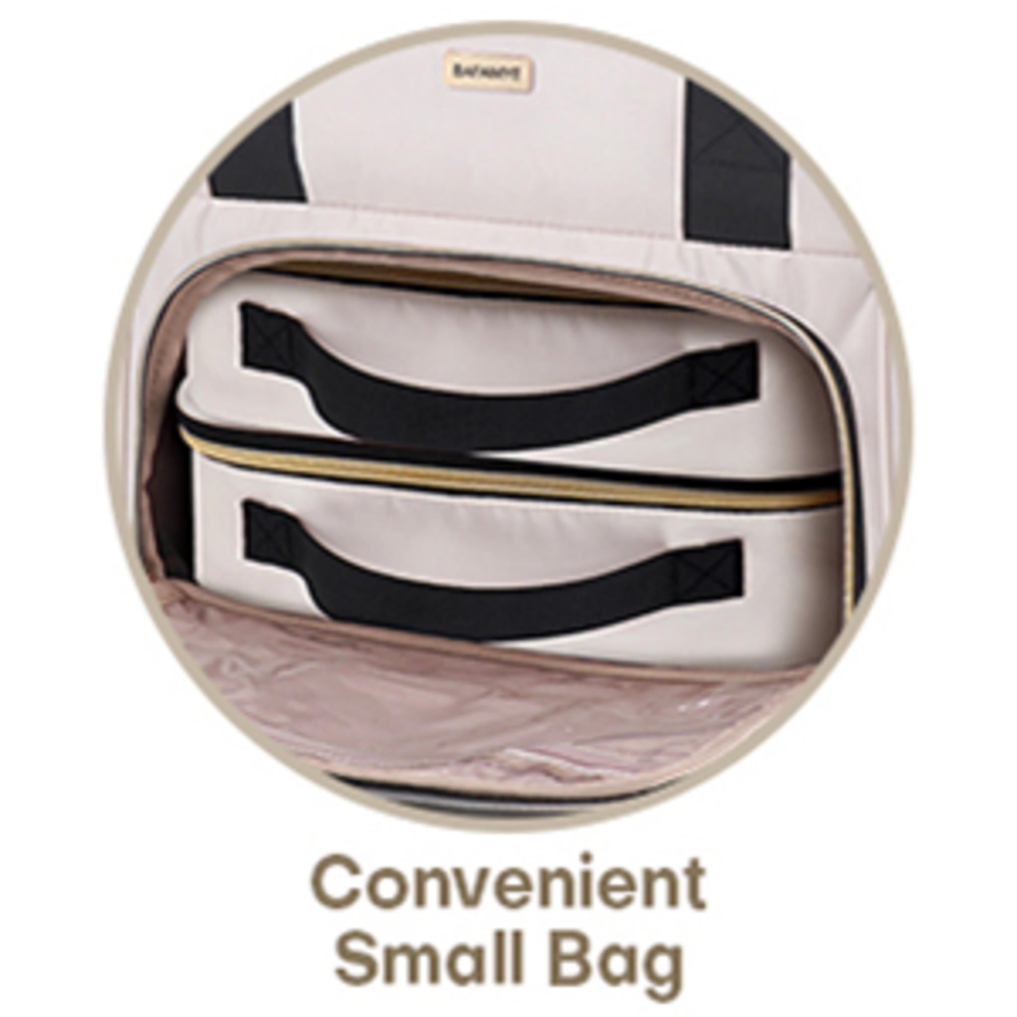 Large Double Layer Travel Makeup Organizer Case with 2 Removable Cases and Shoulder Strap image 10