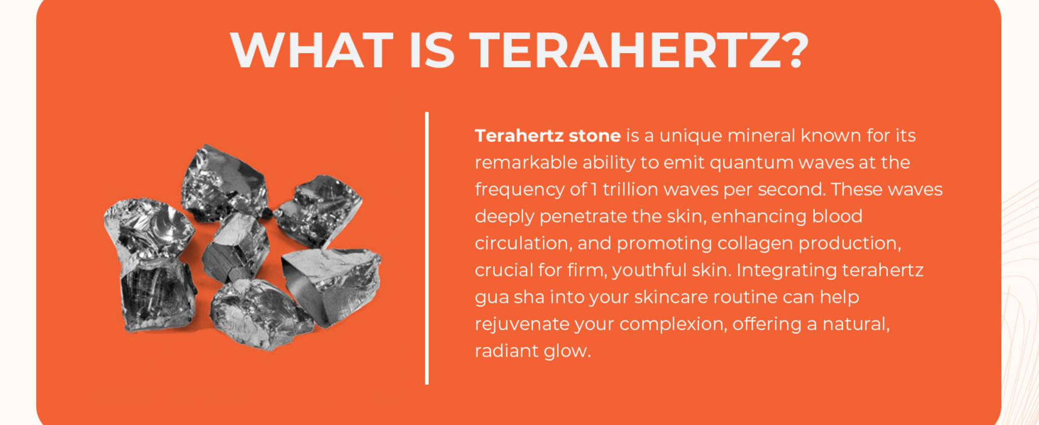 Terahertz Gua Sha & Facial Roller Set - 100% Authentic Stone for Puffiness & Wrinkle Reduction image 8