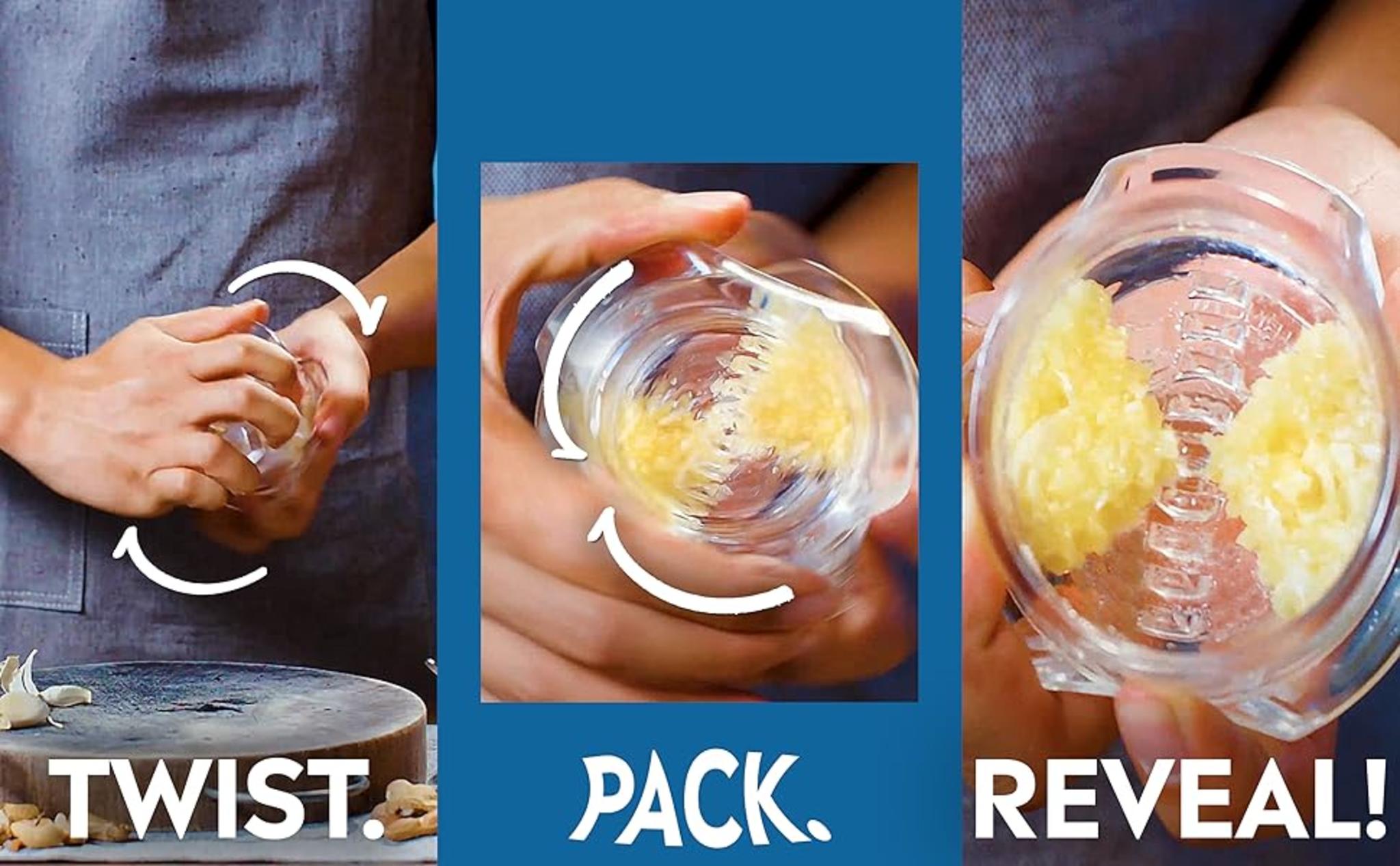 4th Gen Garlic Twister & Mincer - Multifunctional Tool for Ginger, Herbs, and Nuts image 22