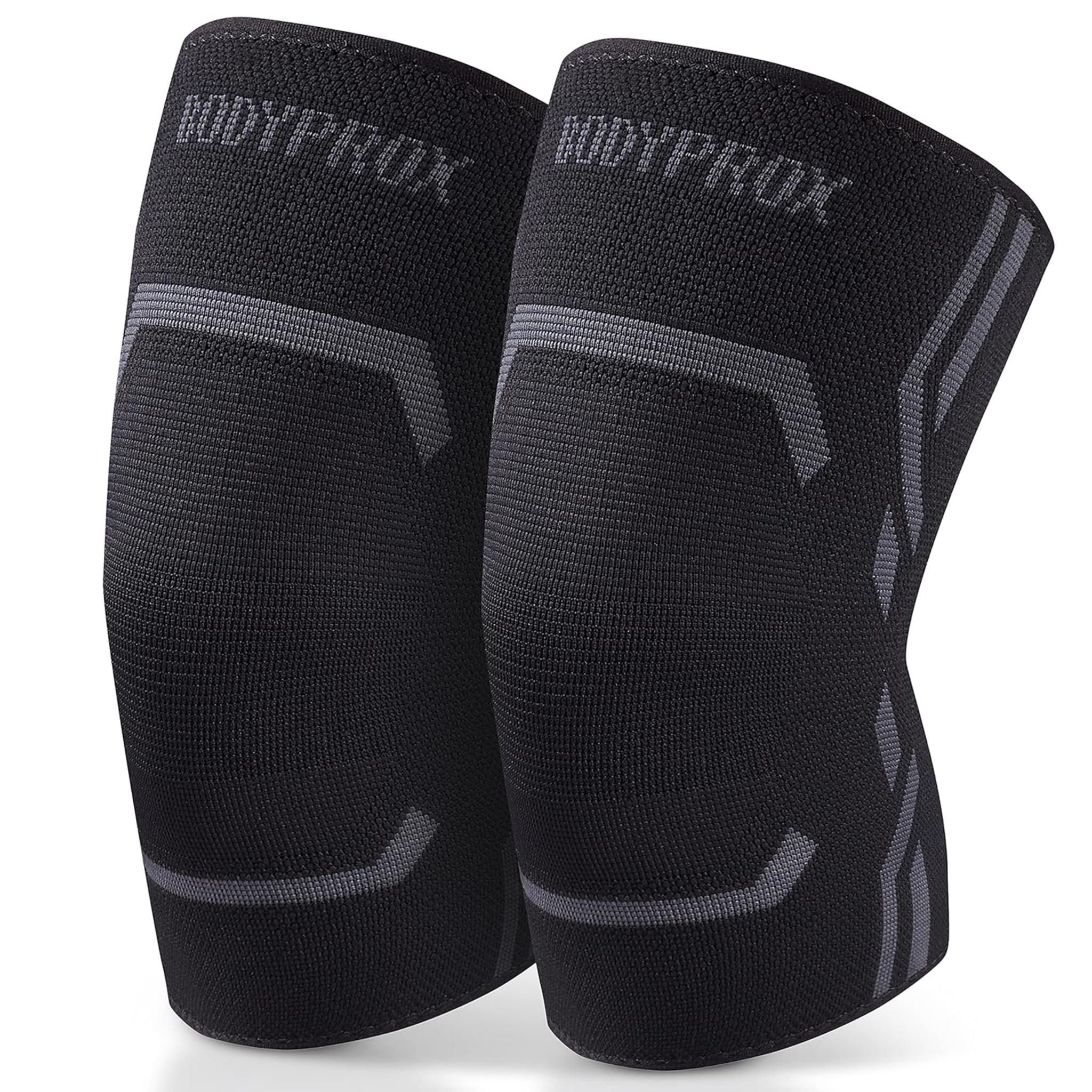 Knee Compression Sleeve for Men & Women (2 Pack) - Support Brace for Running, Workout & Pain Relief