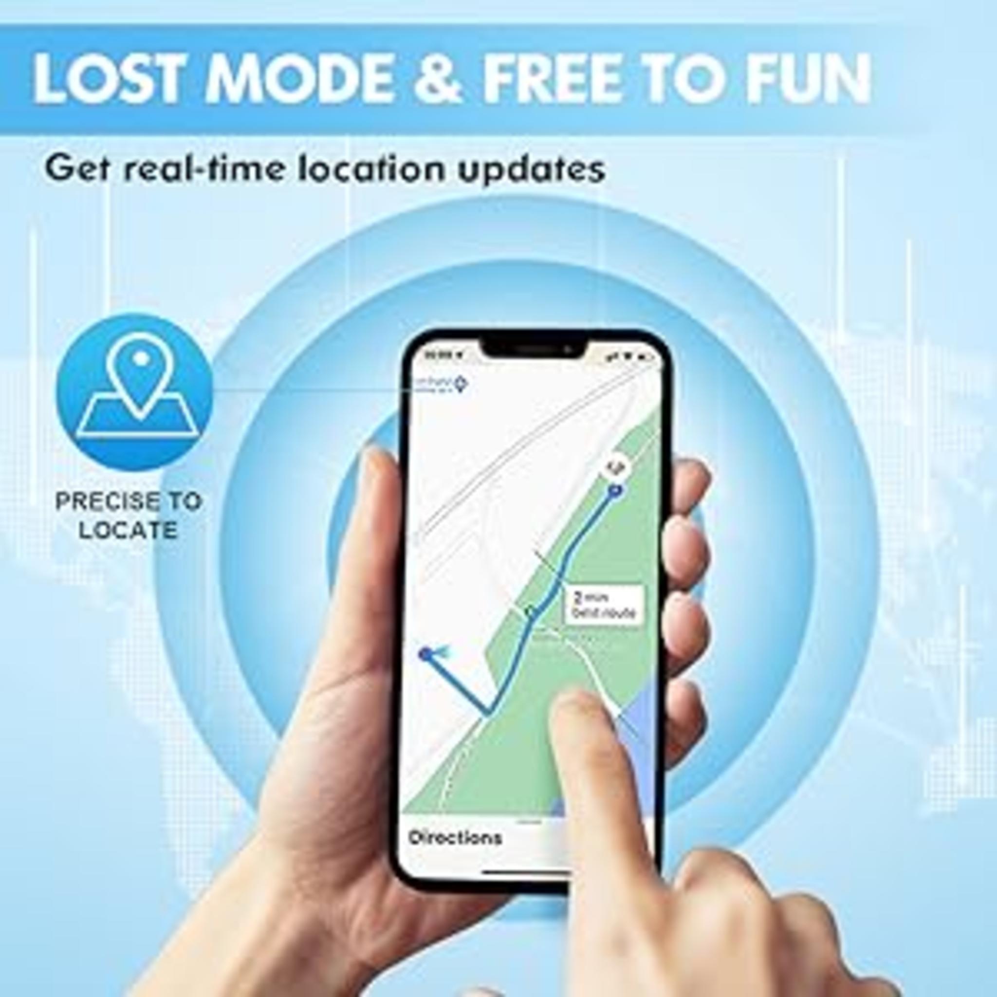 2-in-1 GPS Dog Tracker Collar: Real-Time Tracking, No Monthly Fee, IP67 Waterproof (iOS Only) image 18