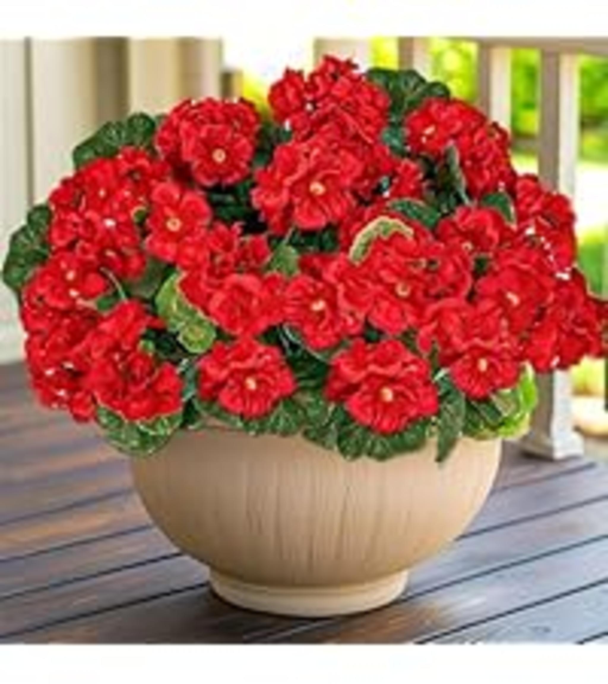 20 Bundles Artificial Flowers for Outdoors, UV Resistant Fake Plants for Garden Porch Decor image 19