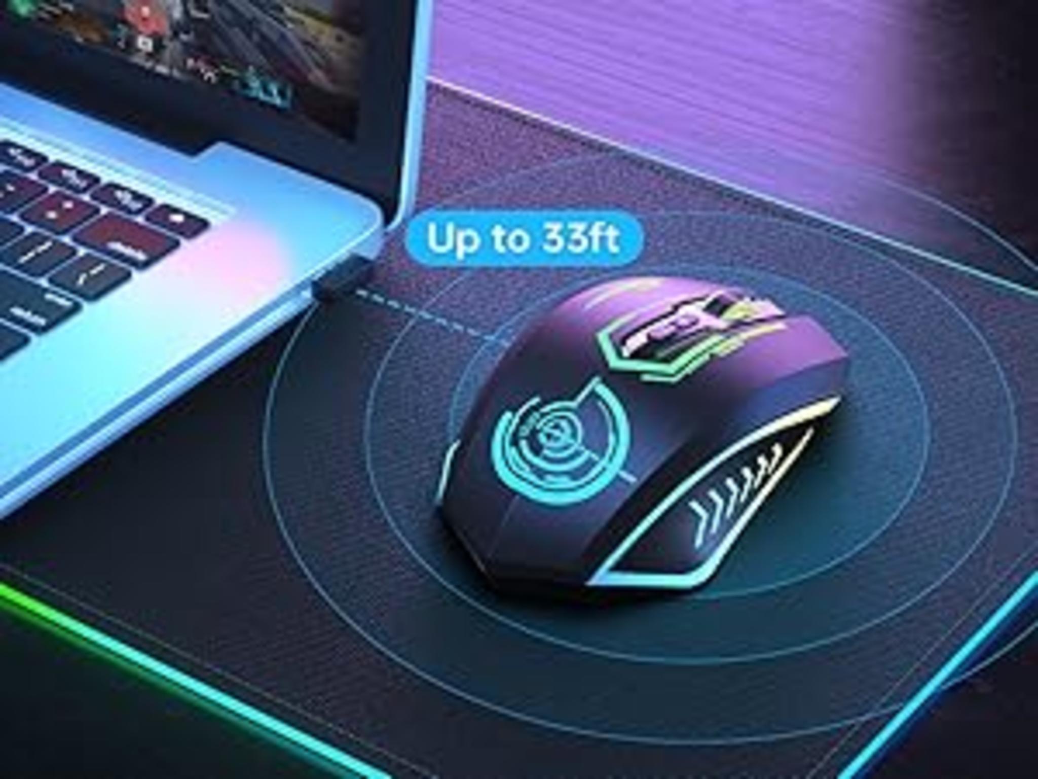 Wireless Gaming Mouse with 12000 DPI, Rechargeable USB-C, 7 Programmable Buttons & RGB LED image 17