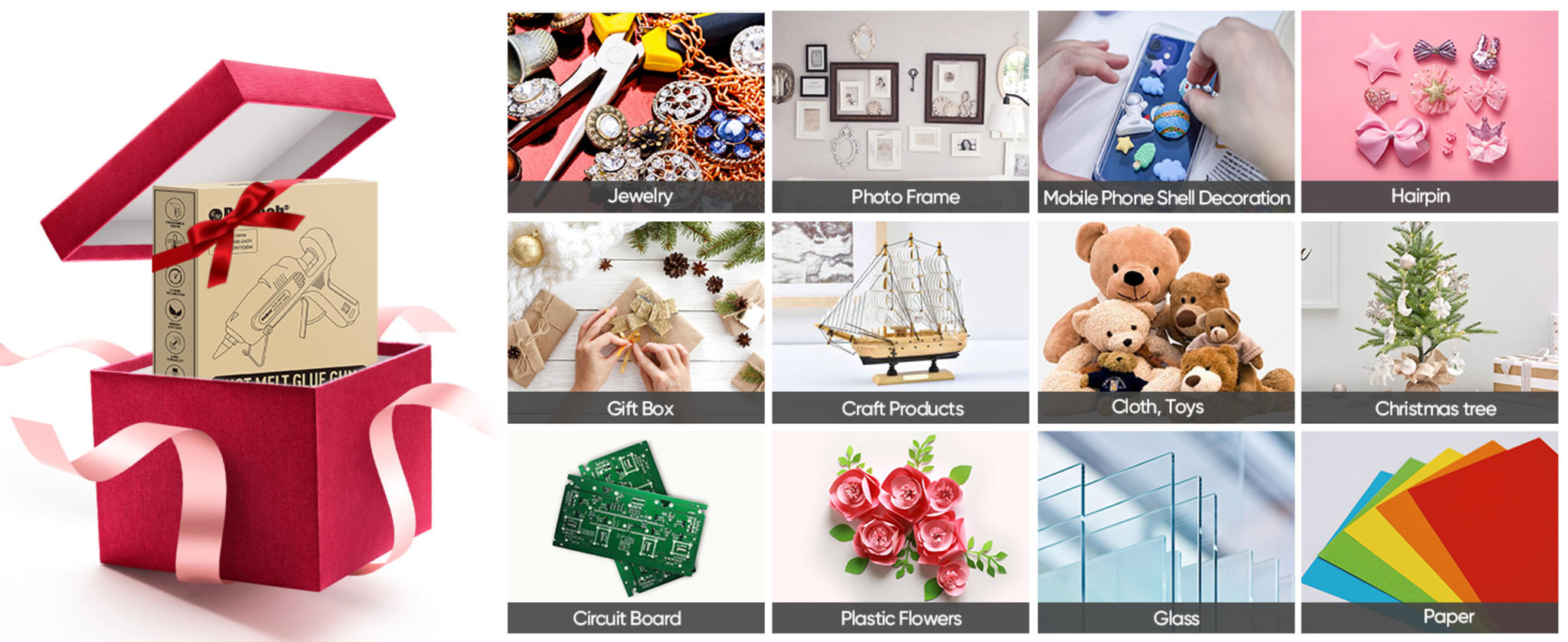 Full Size Hot Glue Gun with 60/100W Dual Power, 21 Glue Sticks & Storage Case image 22