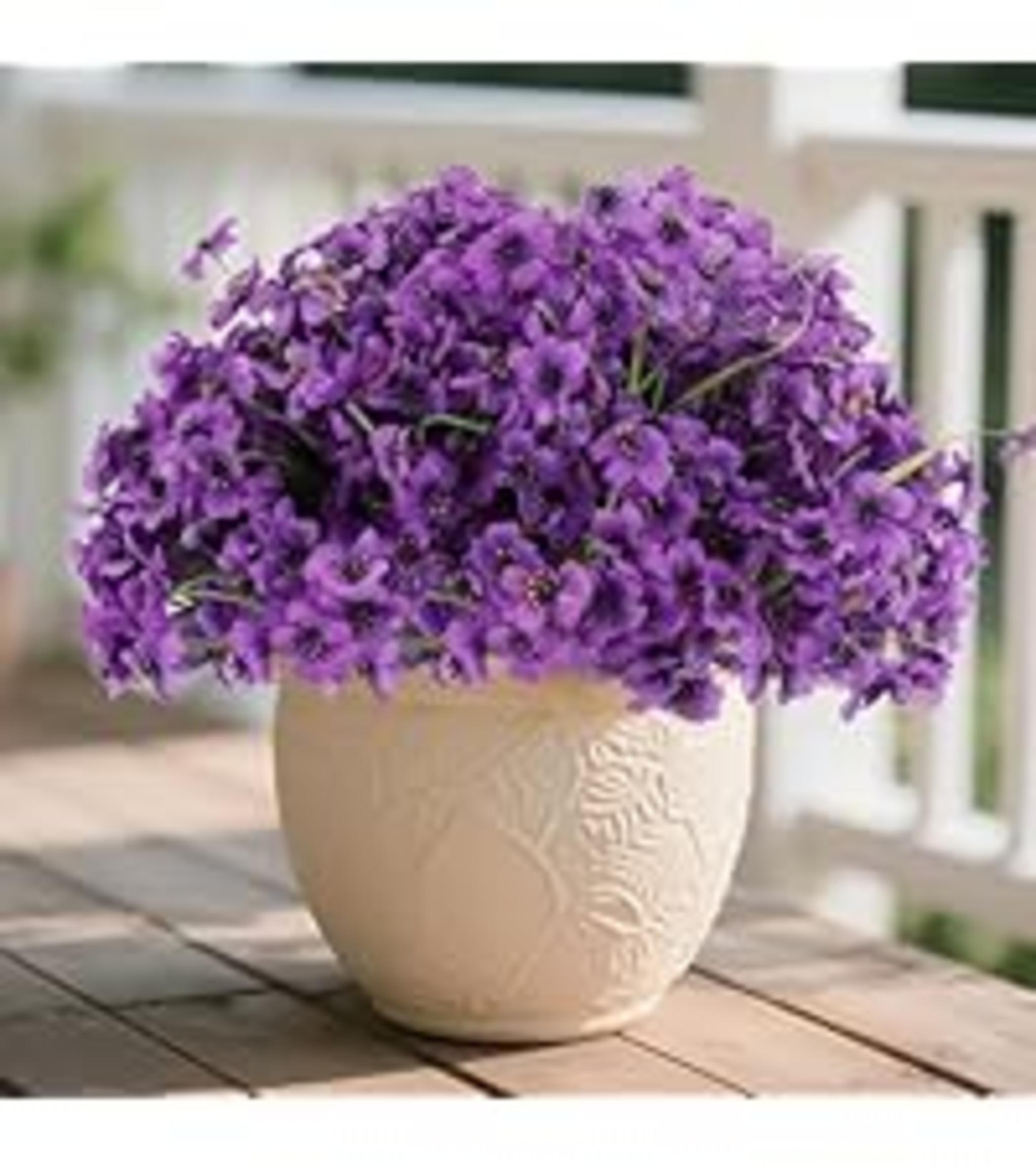 22 Pack Artificial Flowers Outdoor UV Resistant Fake Plants for Hanging Planters and Window Boxes image 13